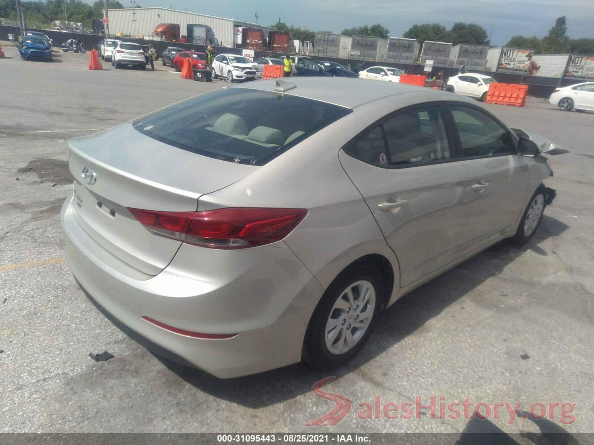 5NPD74LF1HH175053 2017 HYUNDAI ELANTRA