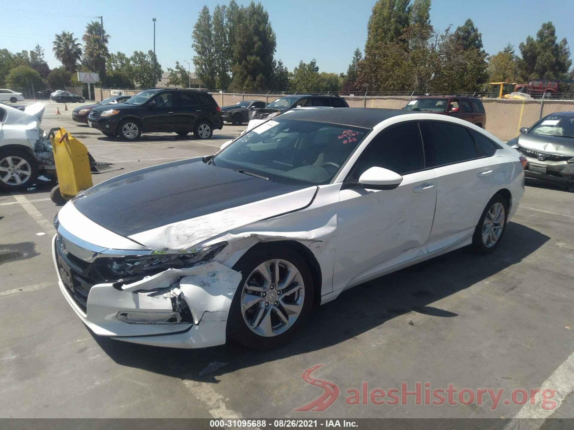 1HGCV1F10KA092584 2019 HONDA ACCORD SEDAN