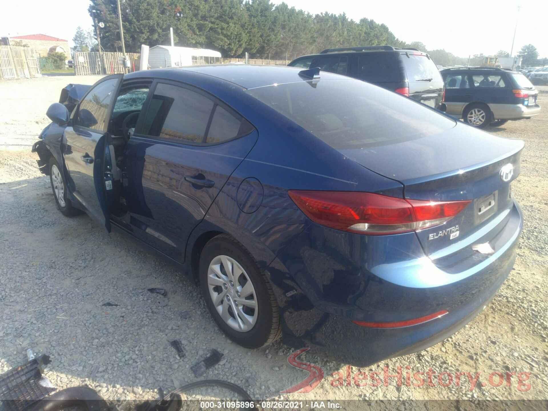 5NPD74LF7HH144289 2017 HYUNDAI ELANTRA