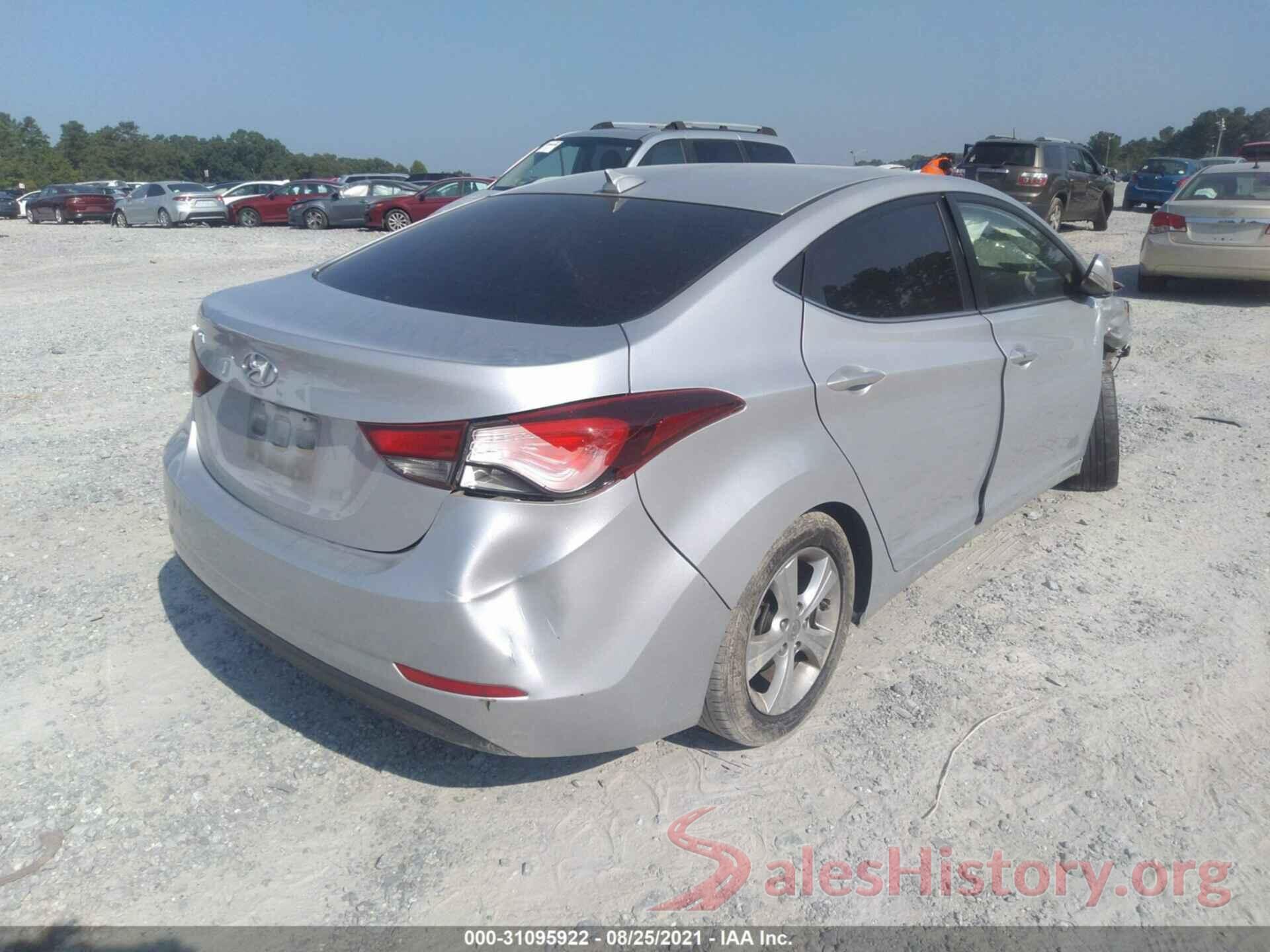 KMHDH4AE5GU583630 2016 HYUNDAI ELANTRA