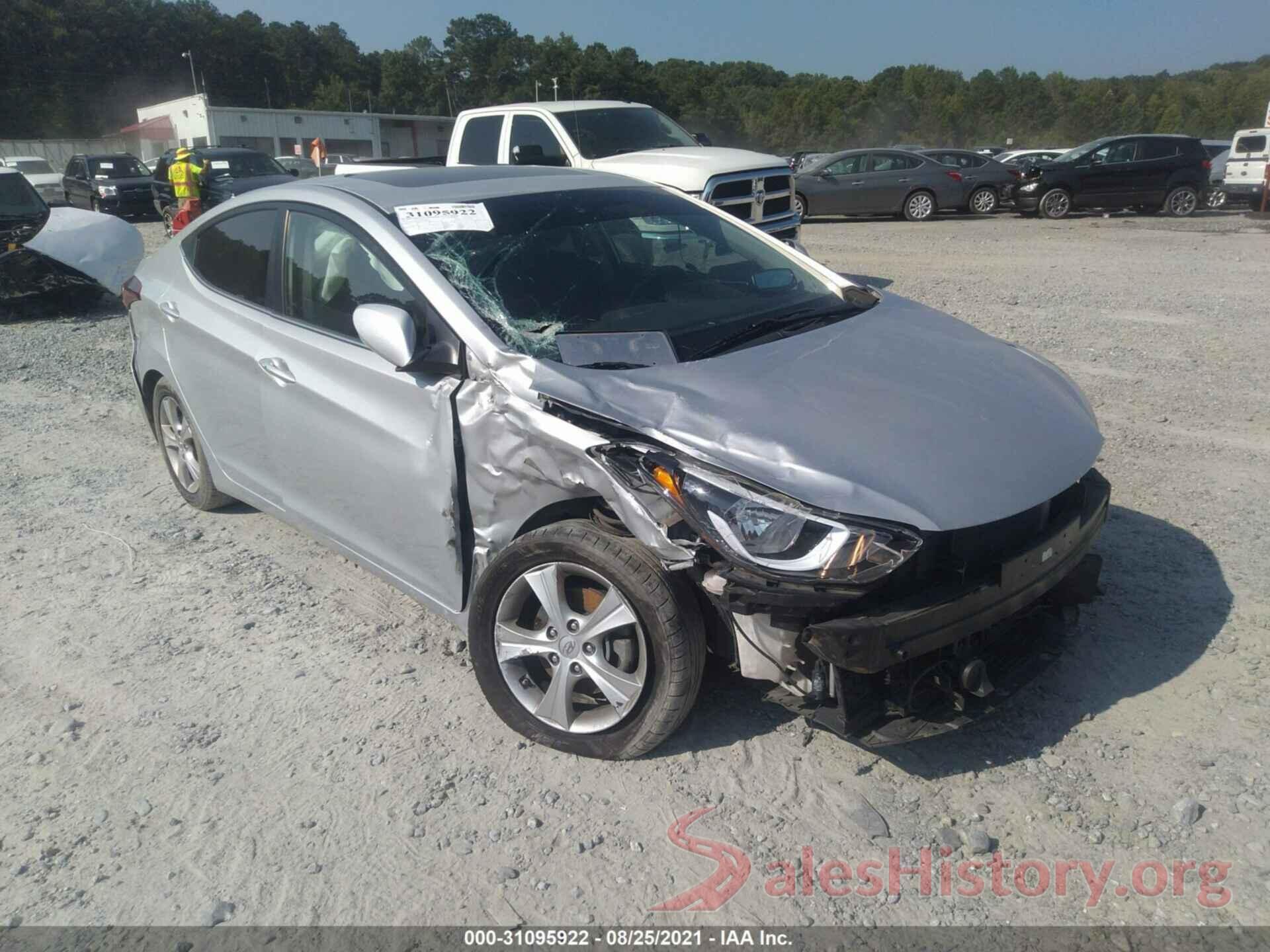 KMHDH4AE5GU583630 2016 HYUNDAI ELANTRA