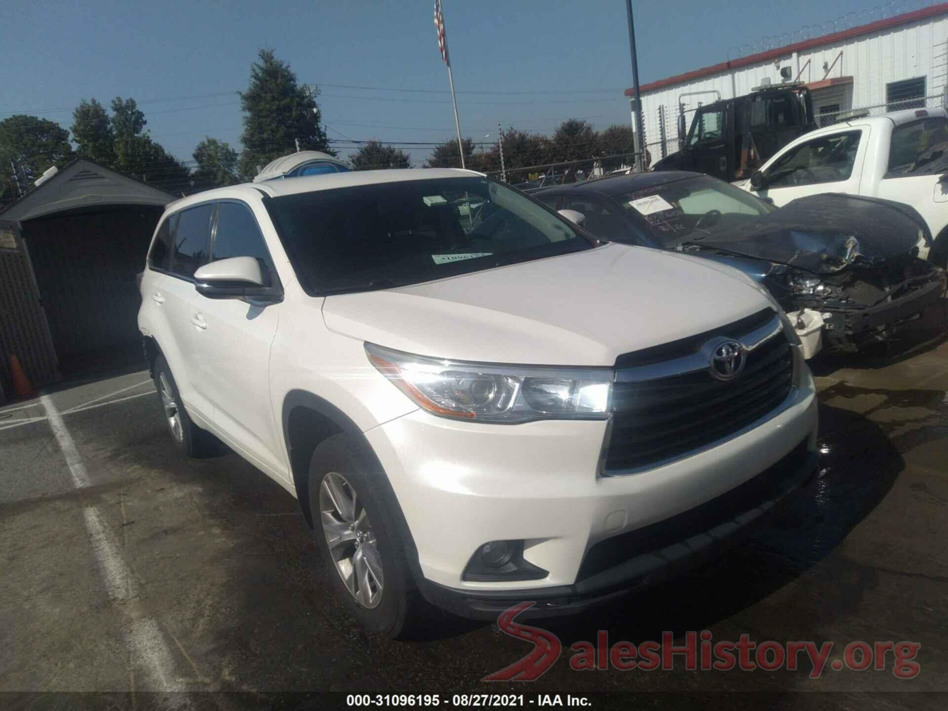 5TDBKRFH4GS291730 2016 TOYOTA HIGHLANDER