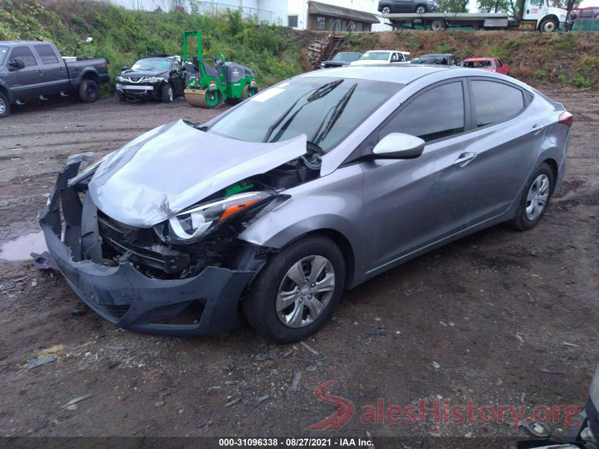 5NPDH4AE2GH793603 2016 HYUNDAI ELANTRA