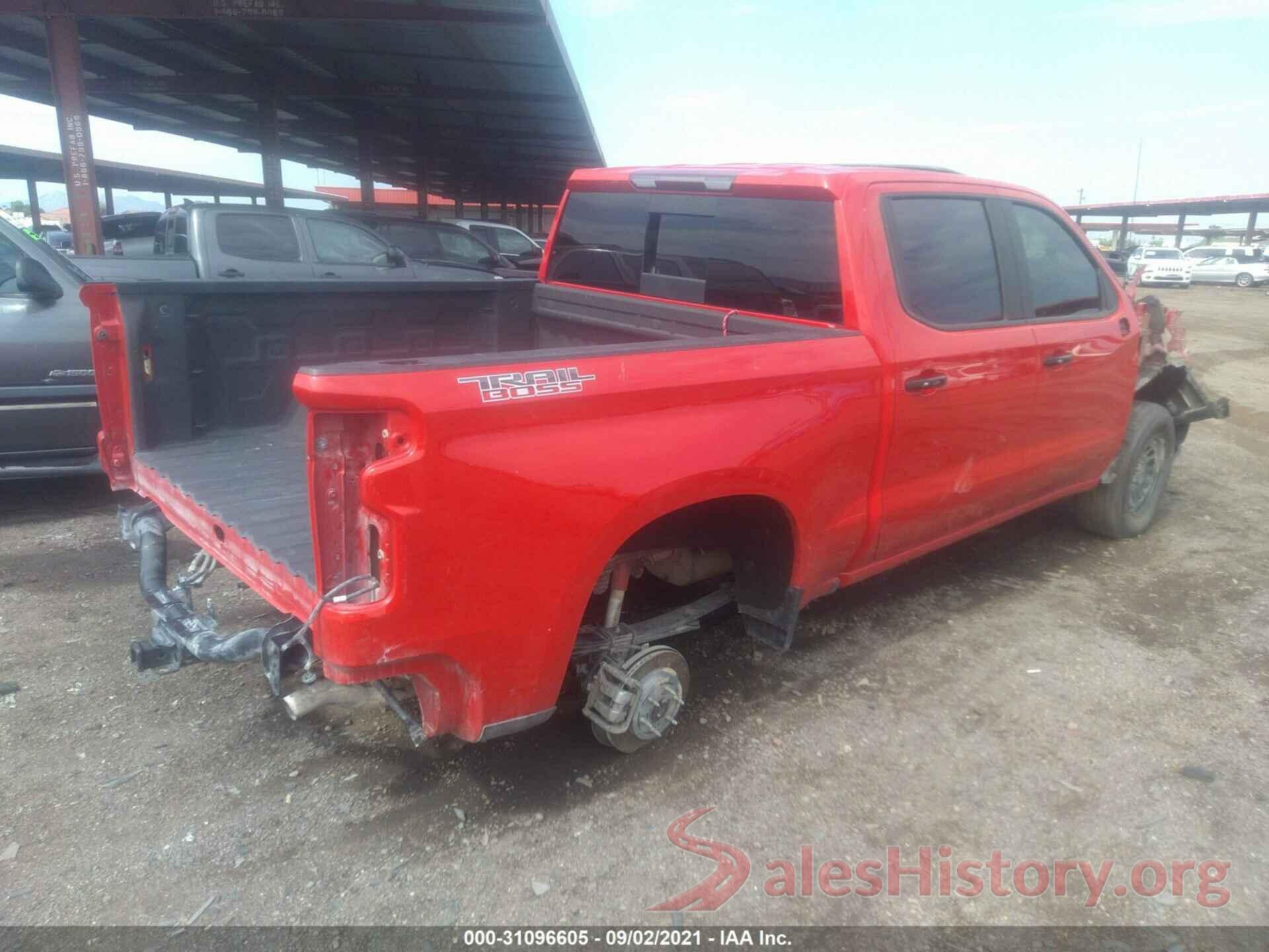 3GCPYFED7KG116493 2019 CHEVROLET SILVERADO 1500