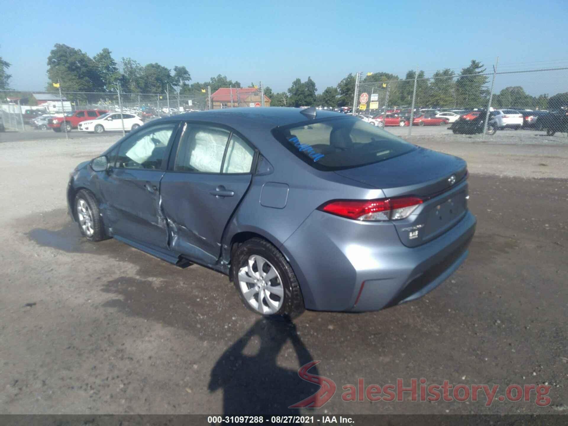 JTDEPMAE5MJ121836 2021 TOYOTA COROLLA