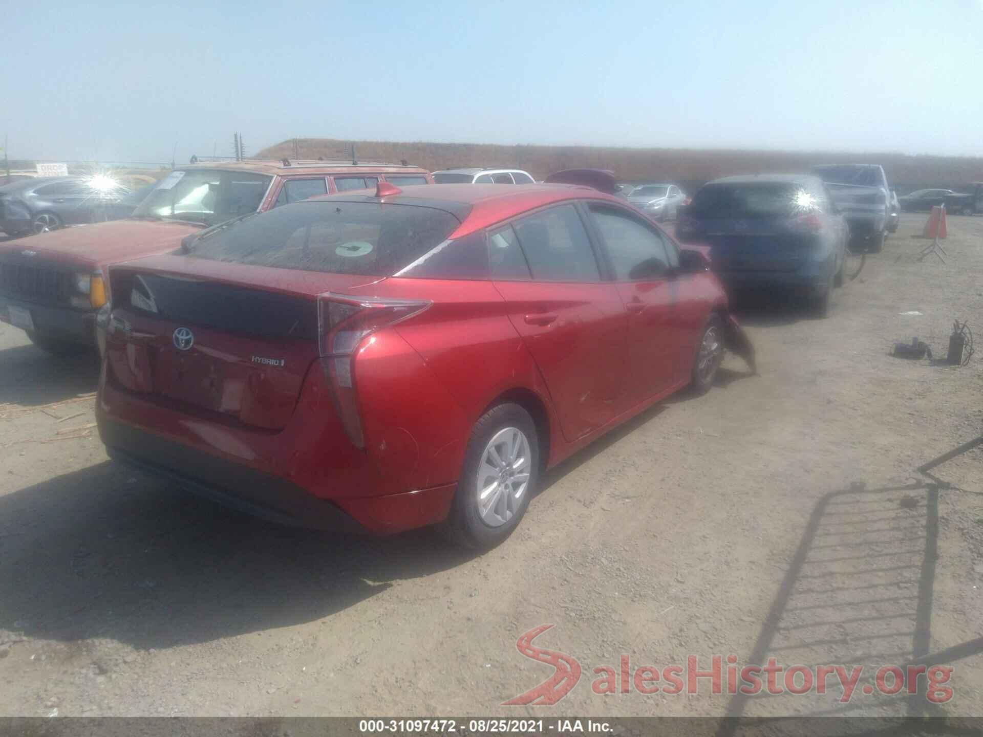 JTDKBRFU9G3524838 2016 TOYOTA PRIUS