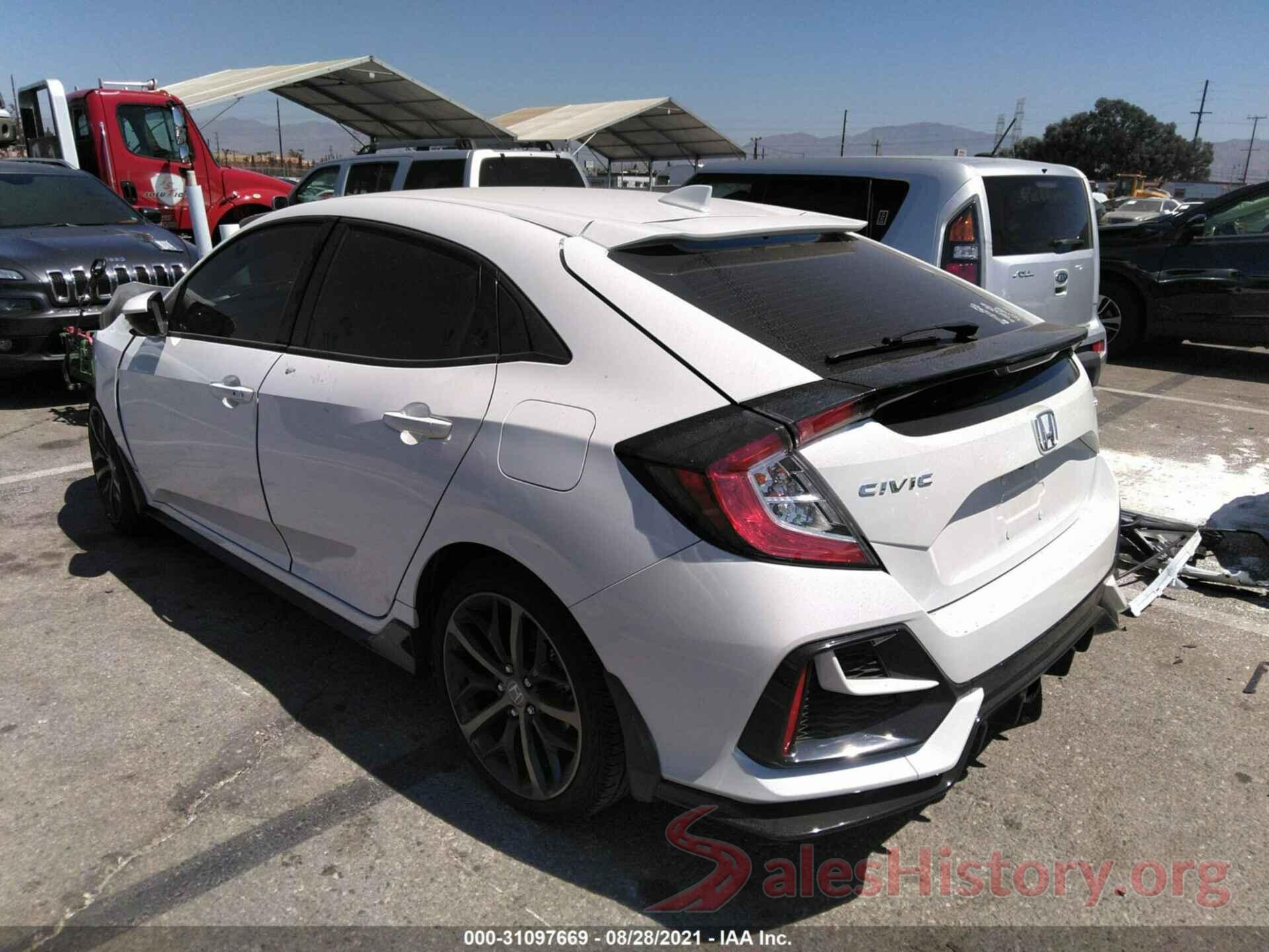 SHHFK7H49MU403517 2021 HONDA CIVIC HATCHBACK