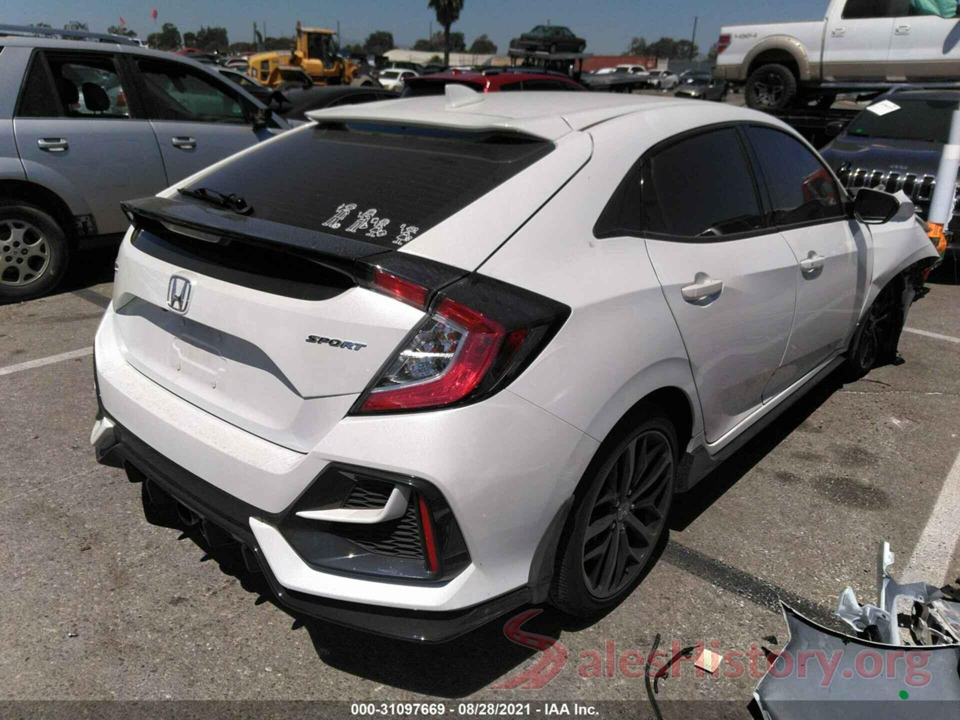 SHHFK7H49MU403517 2021 HONDA CIVIC HATCHBACK