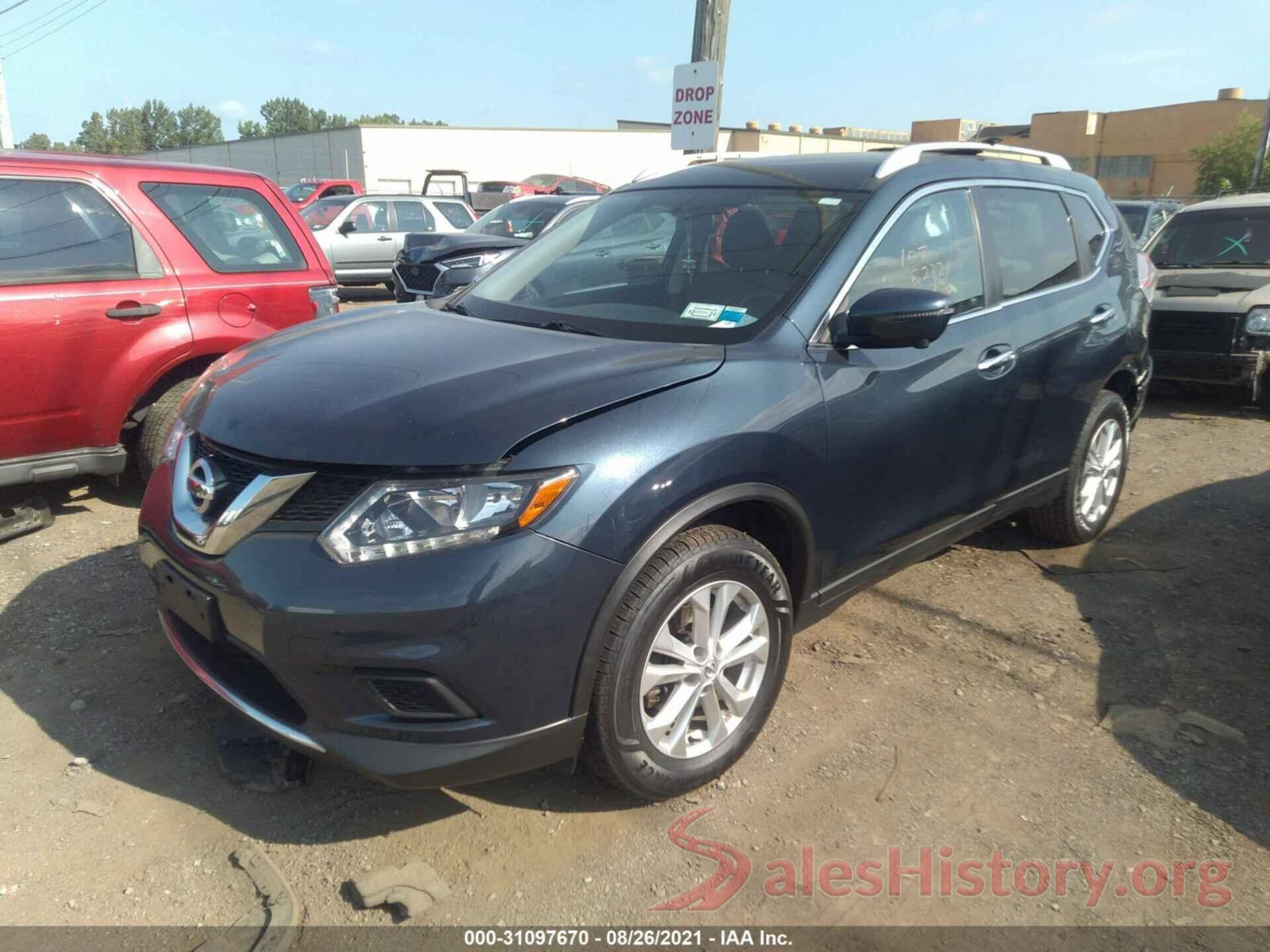 KNMAT2MV6GP669341 2016 NISSAN ROGUE