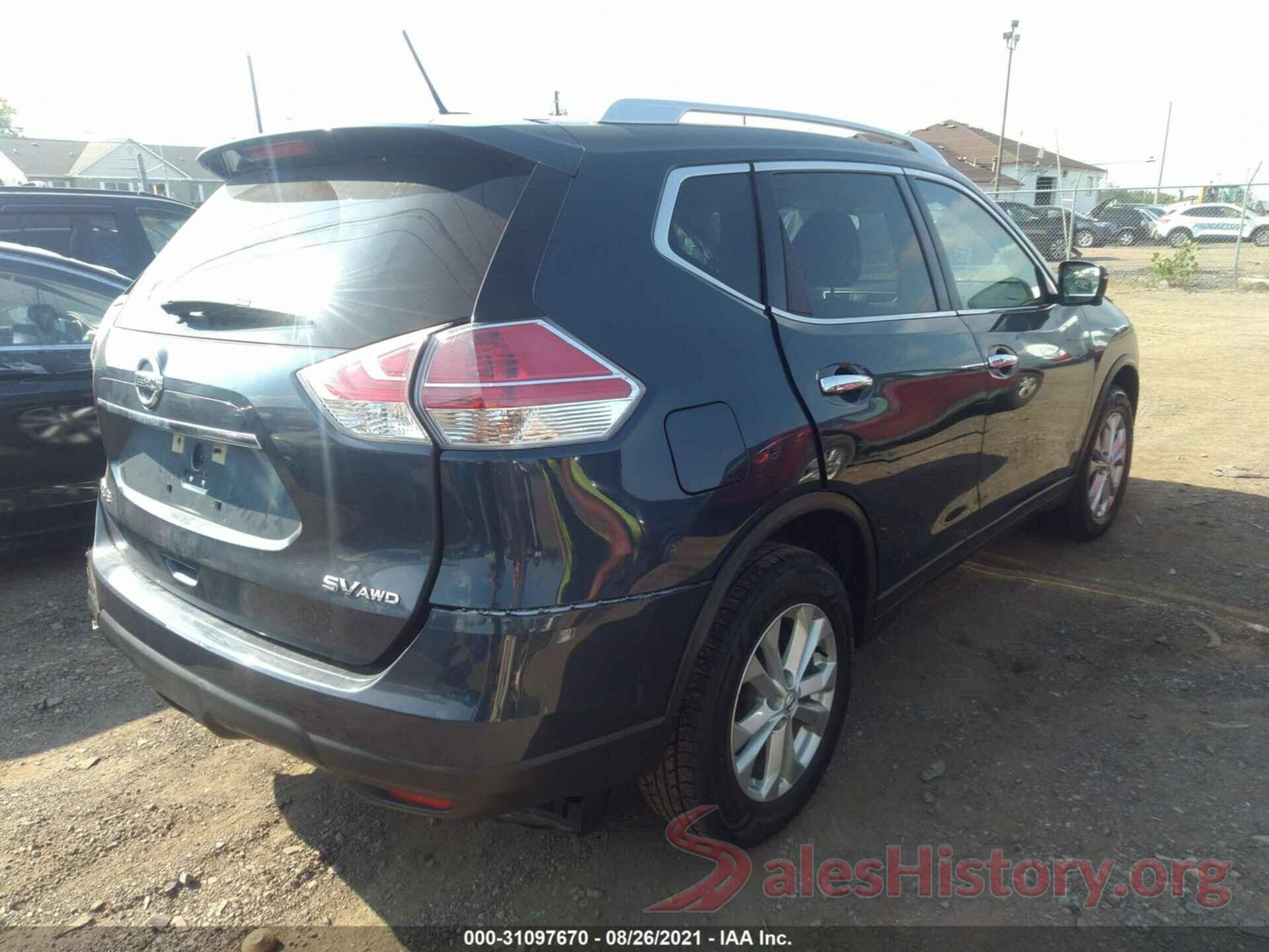 KNMAT2MV6GP669341 2016 NISSAN ROGUE