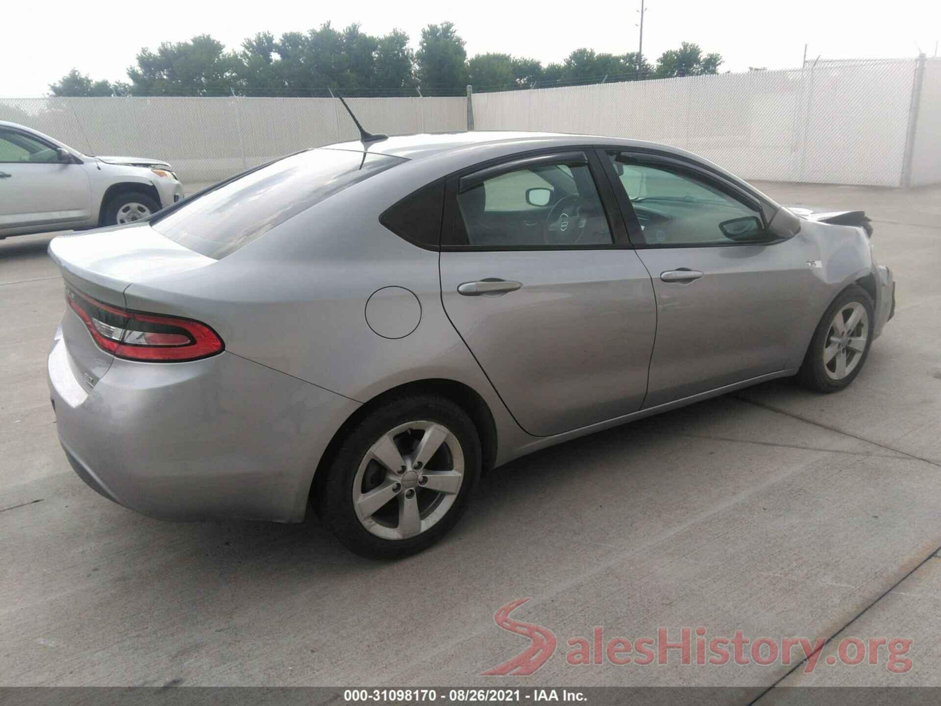 1C3CDFBA6GD689138 2016 DODGE DART