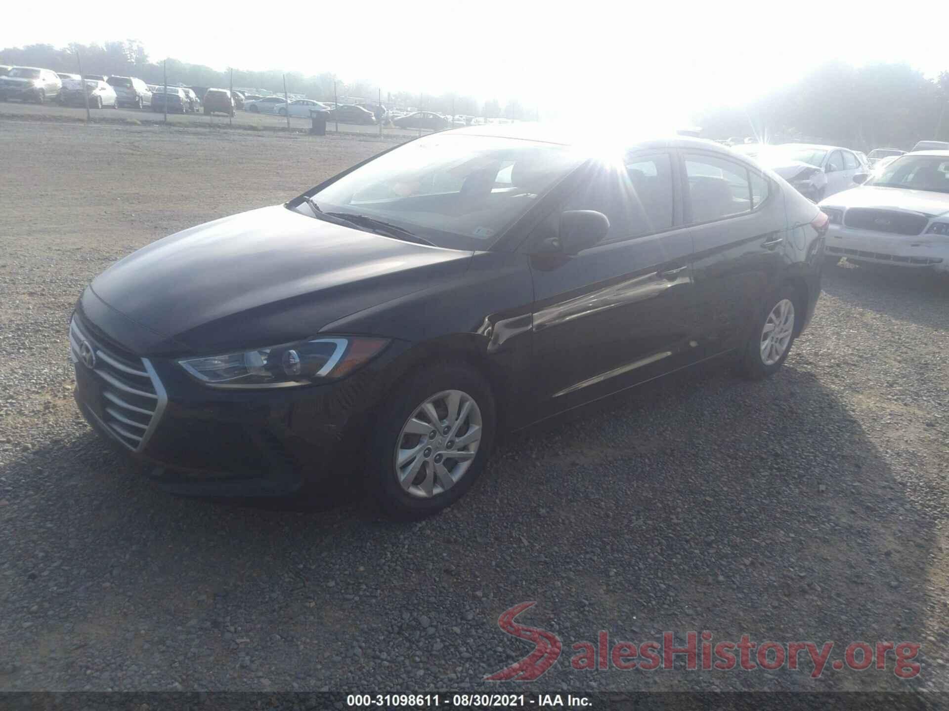 5NPD74LFXHH155741 2017 HYUNDAI ELANTRA