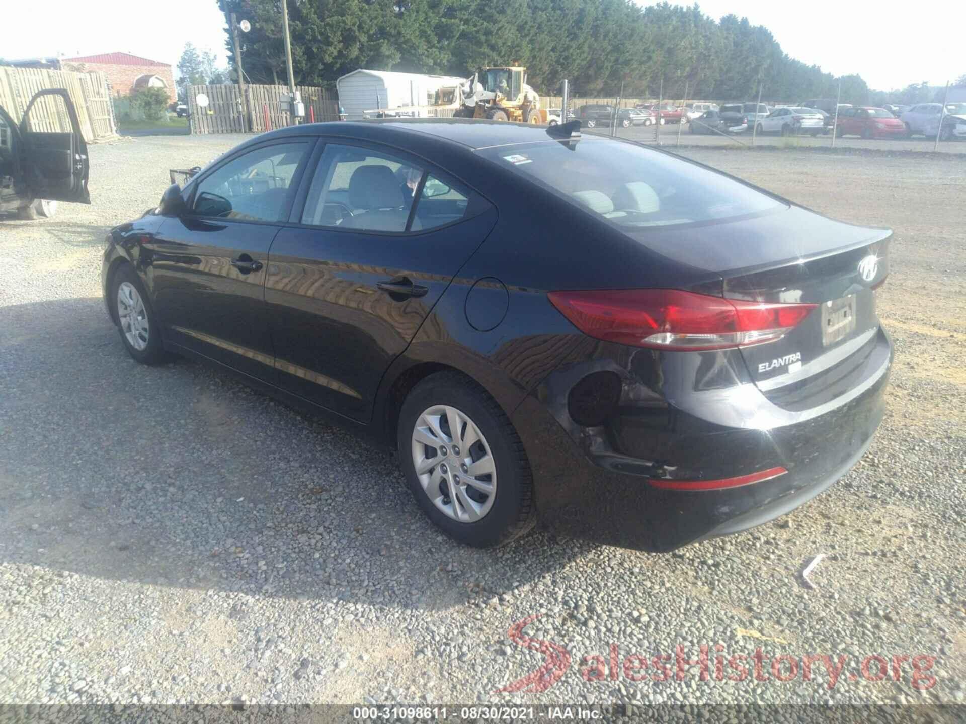 5NPD74LFXHH155741 2017 HYUNDAI ELANTRA