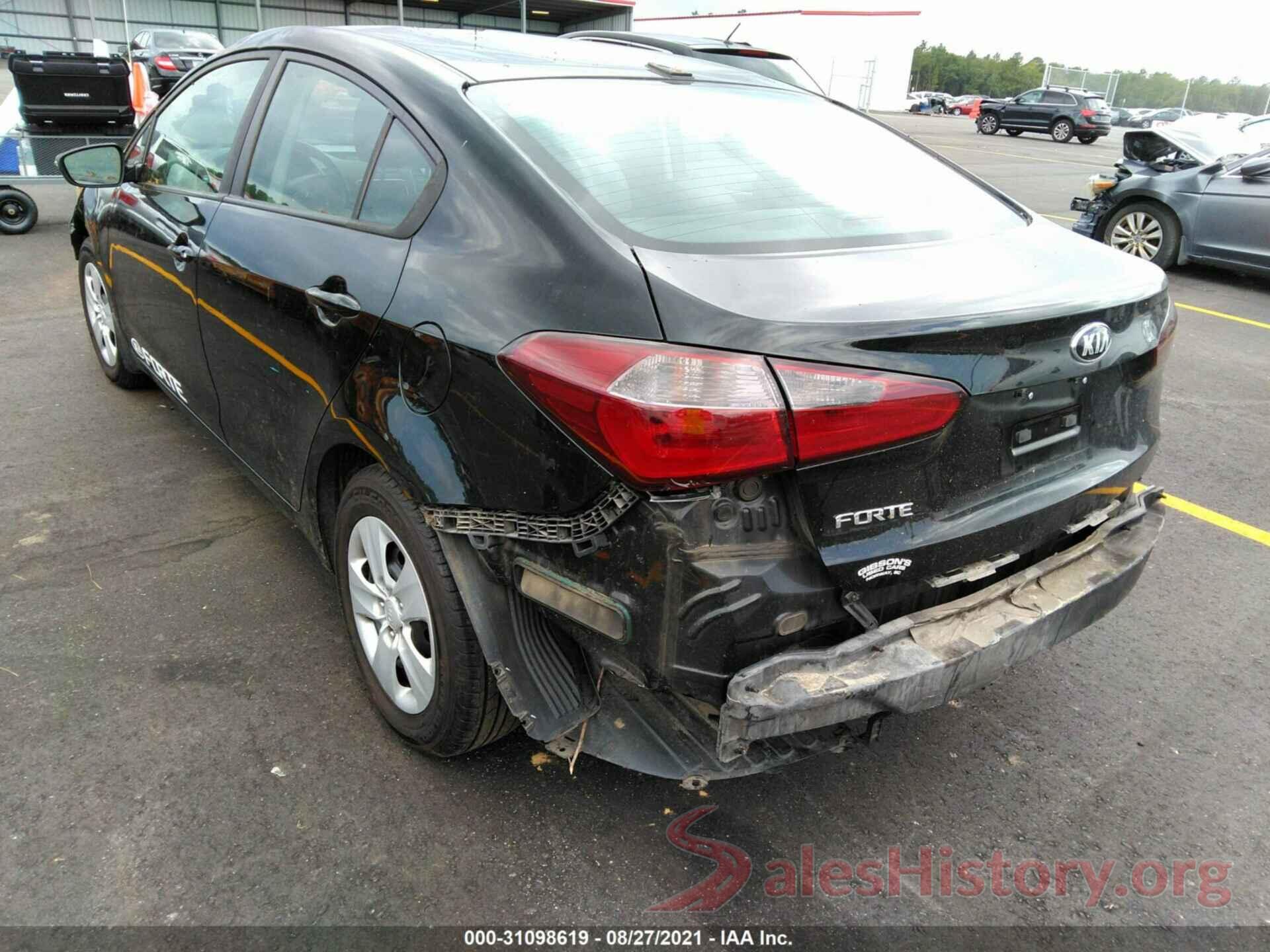 KNAFX4A67G5523946 2016 KIA FORTE