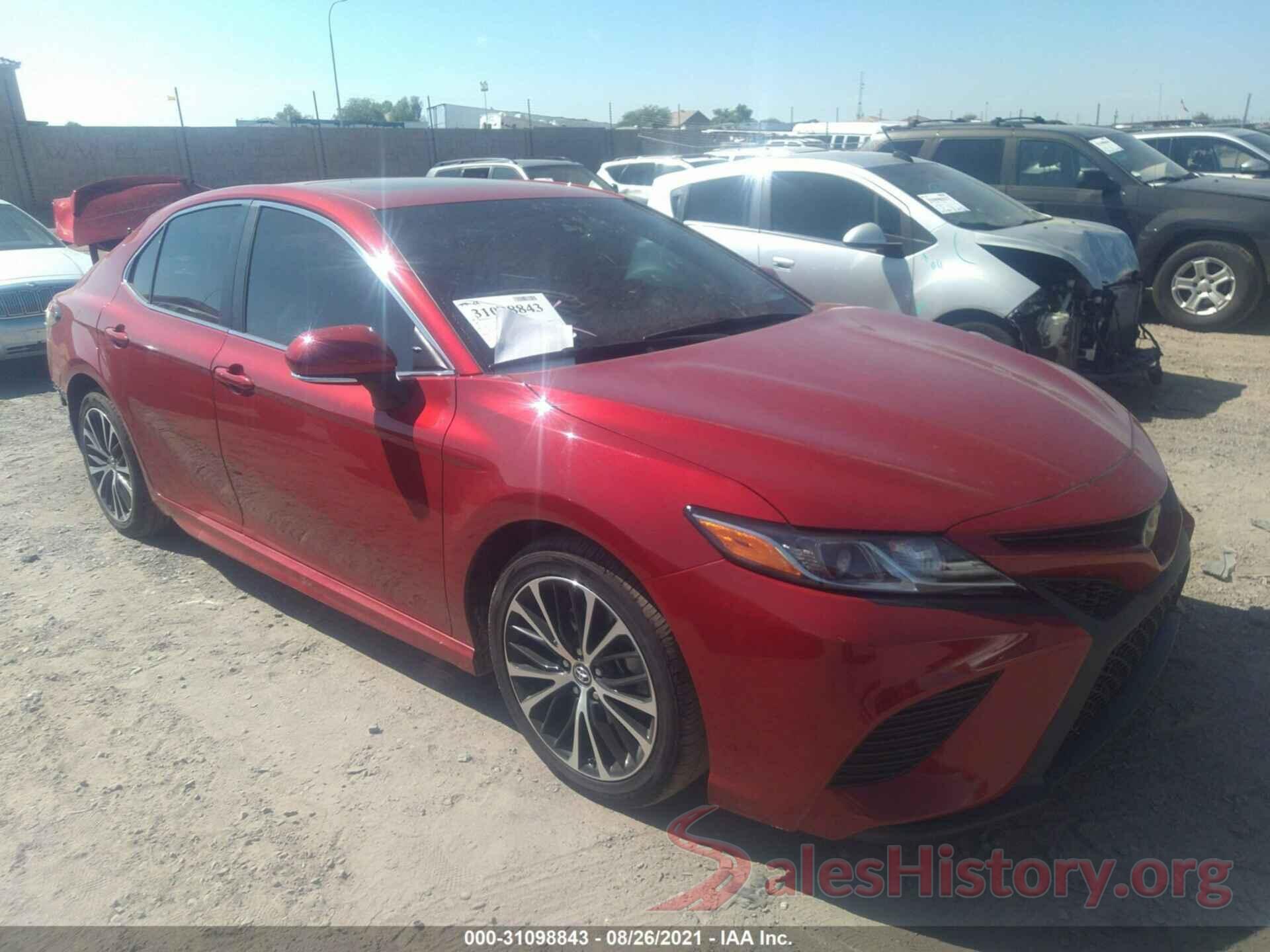 4T1B11HK2KU166688 2019 TOYOTA CAMRY