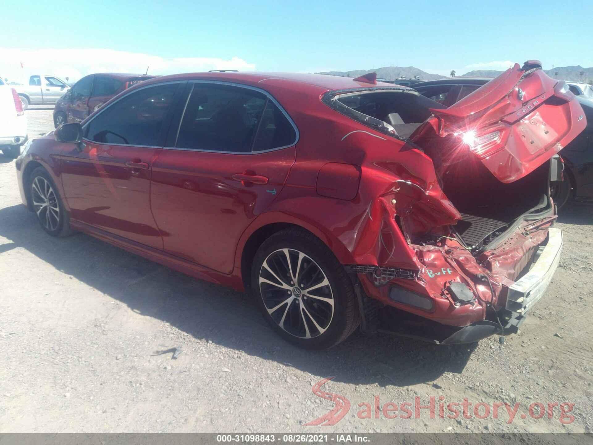 4T1B11HK2KU166688 2019 TOYOTA CAMRY