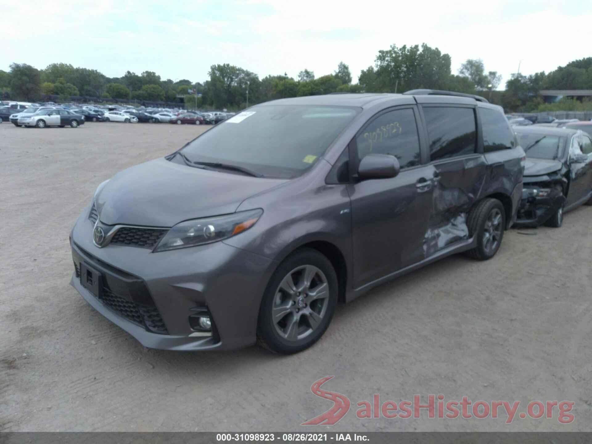 5TDEZ3DC2LS235468 2020 TOYOTA SIENNA