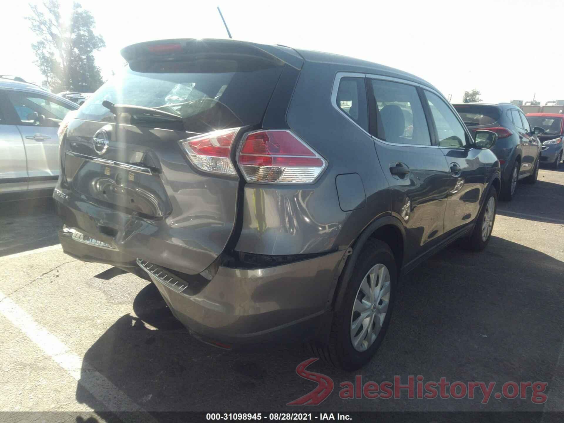 5N1AT2MT4GC813342 2016 NISSAN ROGUE