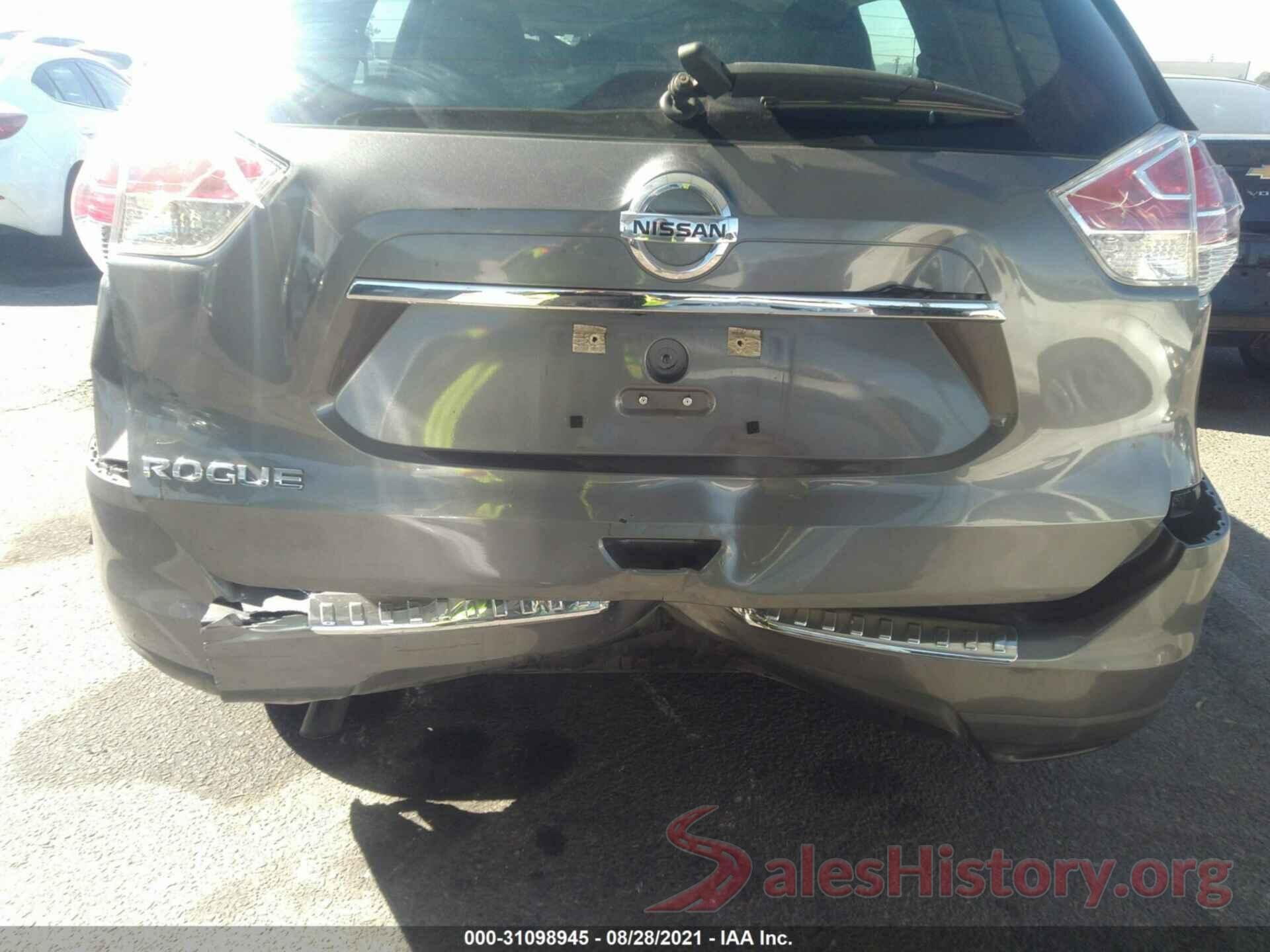 5N1AT2MT4GC813342 2016 NISSAN ROGUE