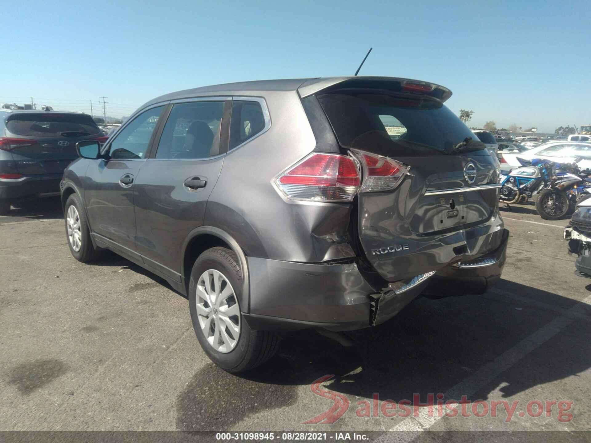 5N1AT2MT4GC813342 2016 NISSAN ROGUE