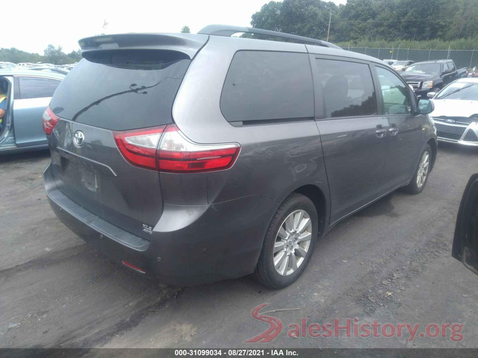 5TDDZ3DC2HS155106 2017 TOYOTA SIENNA