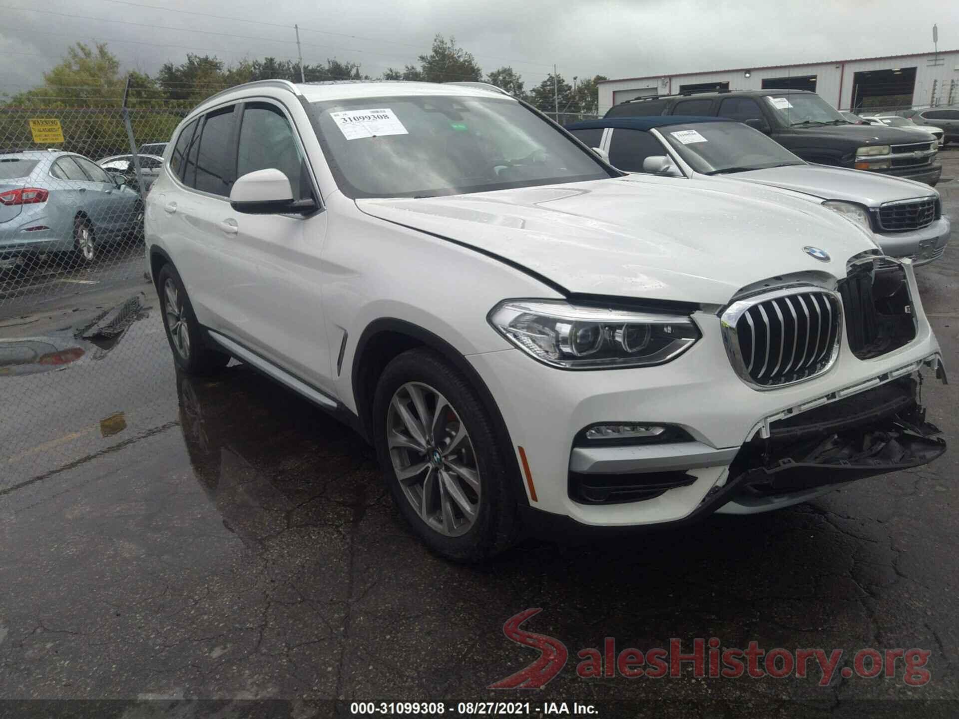 5UXTR7C55KLR50180 2019 BMW X3