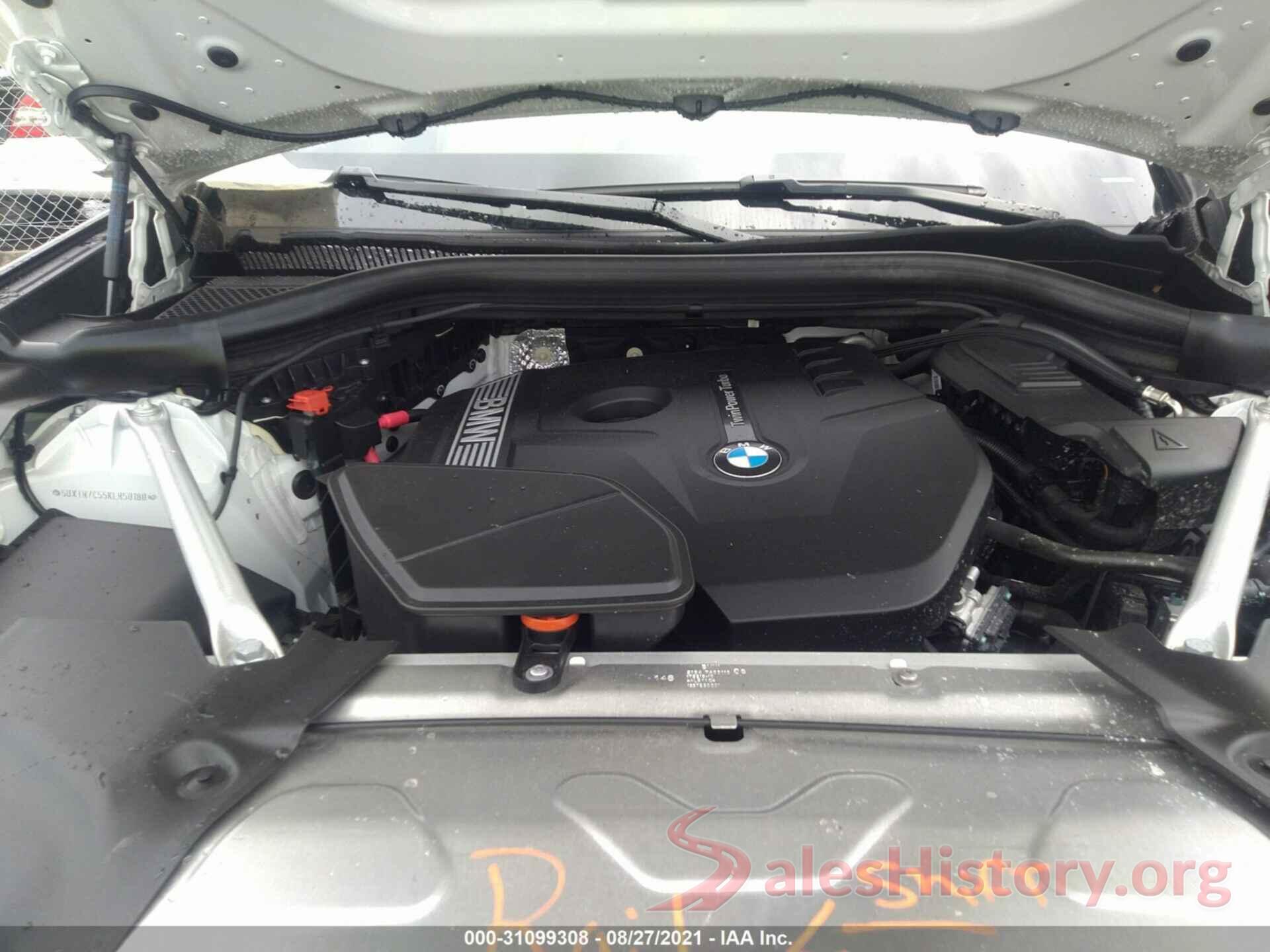 5UXTR7C55KLR50180 2019 BMW X3