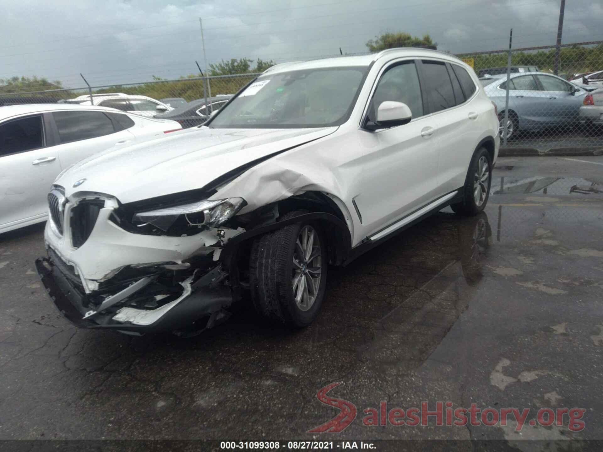 5UXTR7C55KLR50180 2019 BMW X3