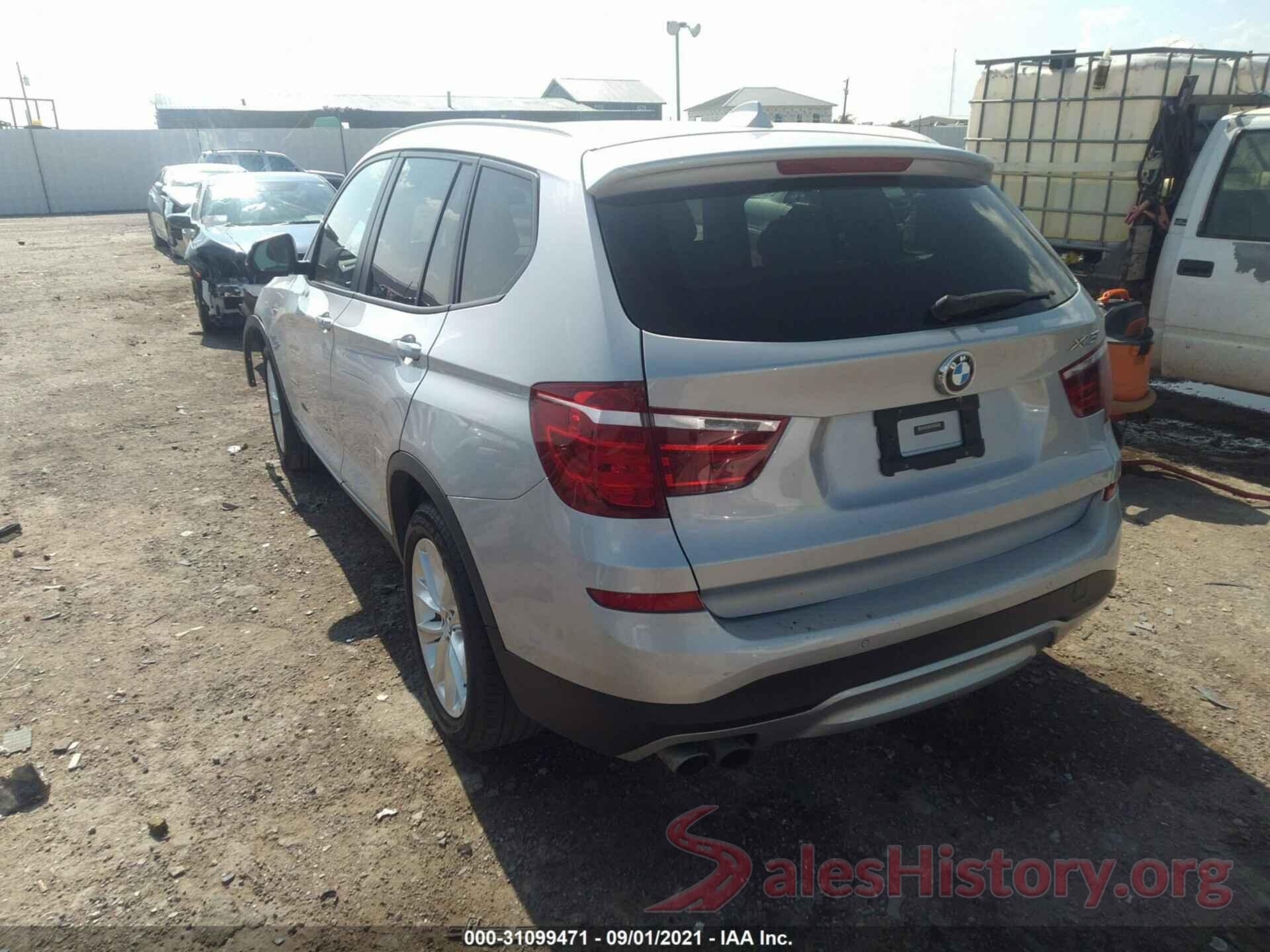 5UXWZ7C59G0R31900 2016 BMW X3