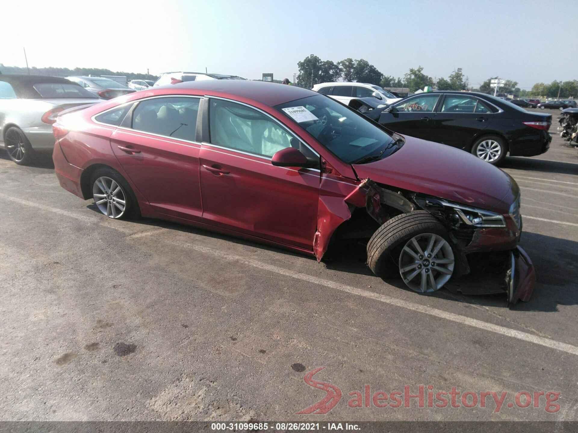 5NPE24AF8GH313675 2016 HYUNDAI SONATA