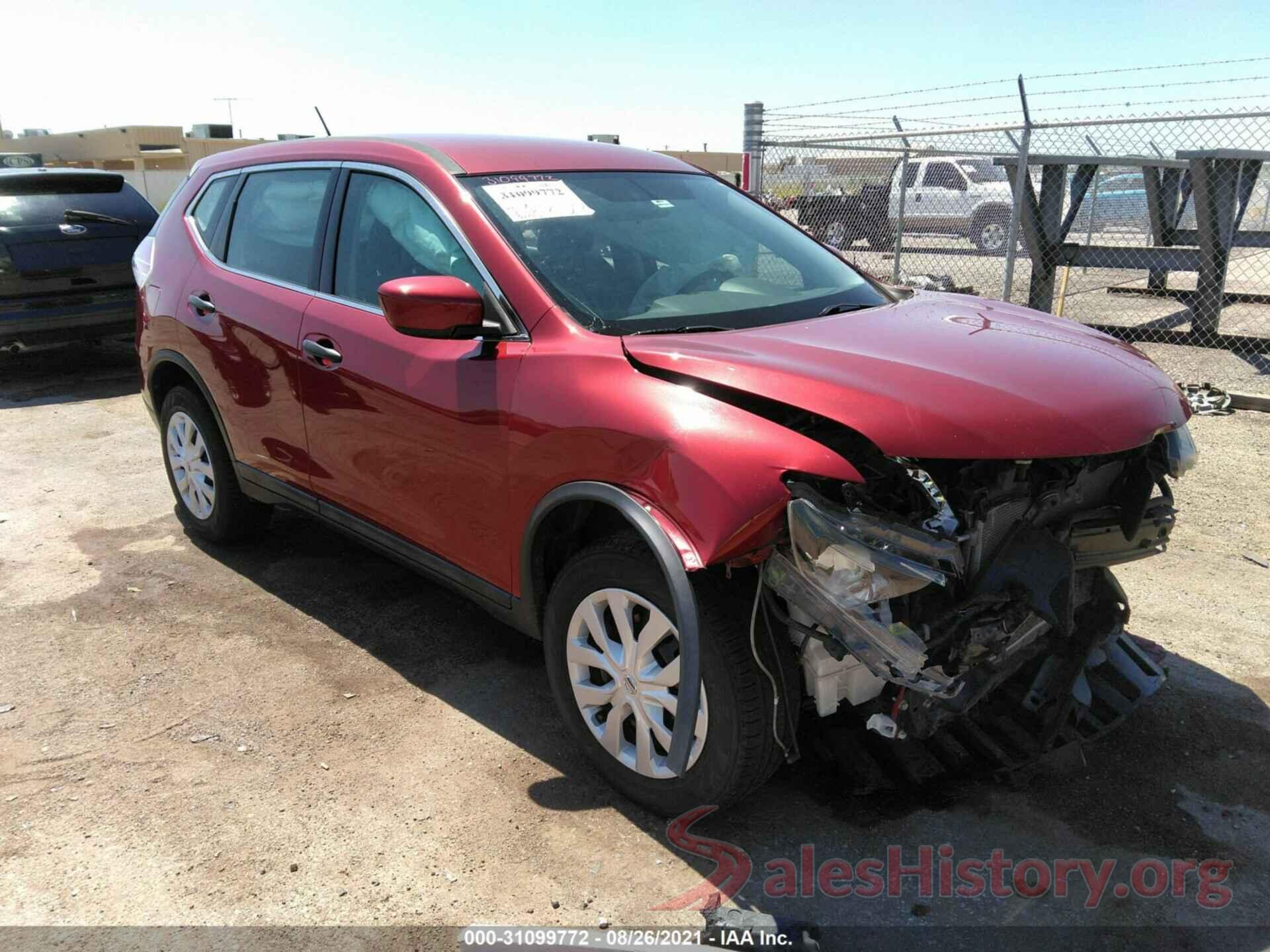 5N1AT2MV1GC819214 2016 NISSAN ROGUE