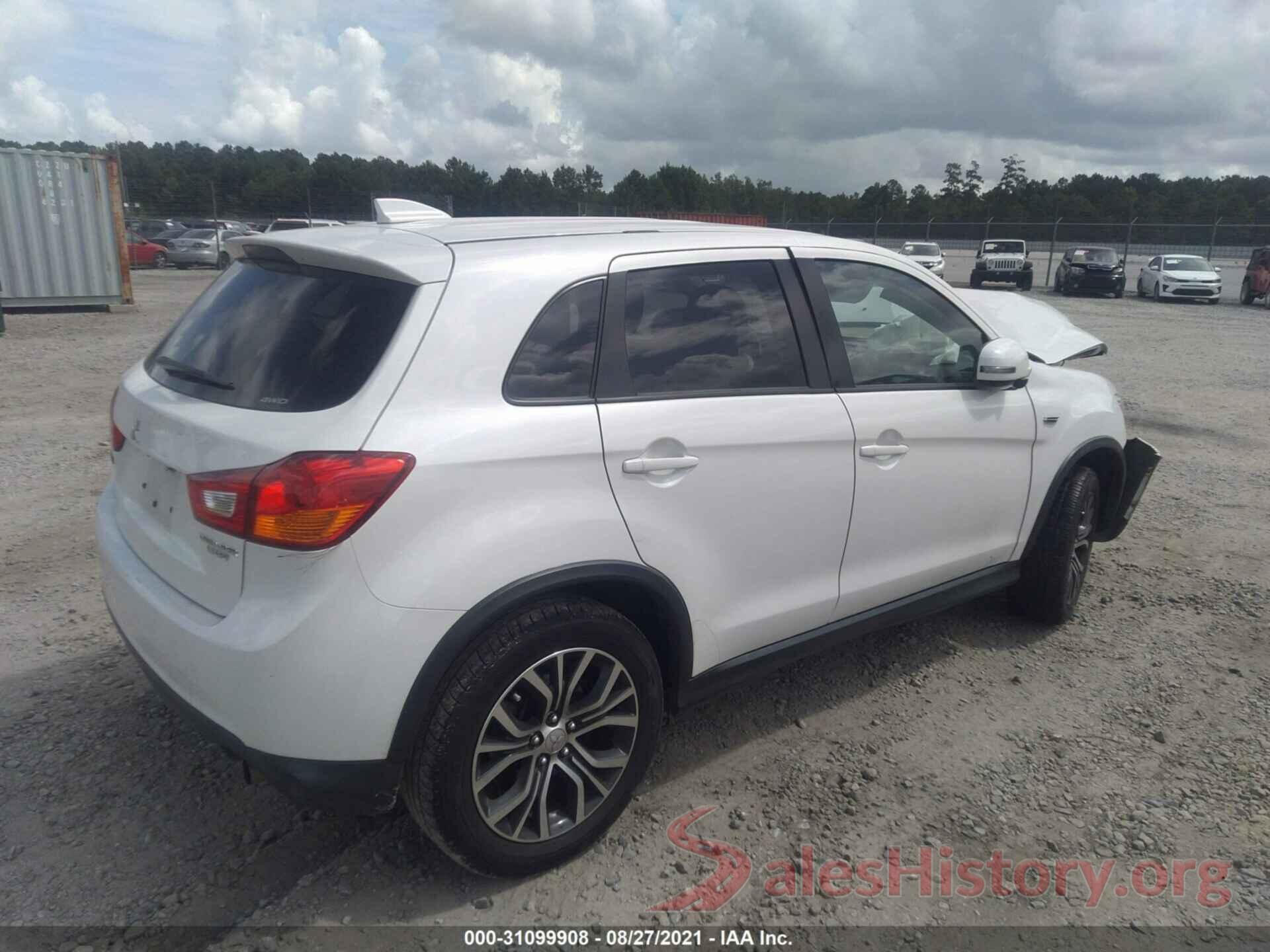 JA4AR3AU2HZ066872 2017 MITSUBISHI OUTLANDER SPORT