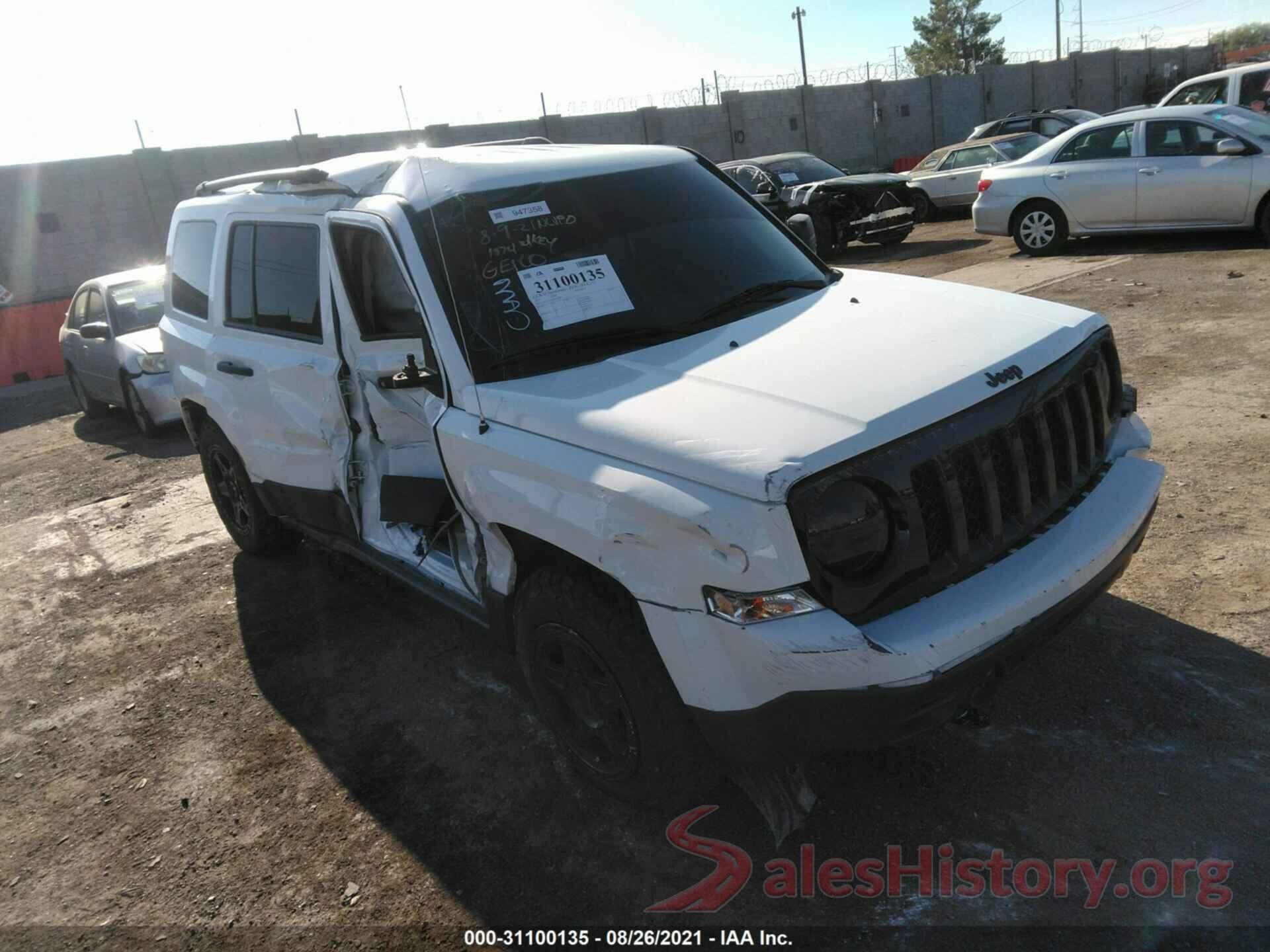 1C4NJPBA5HD130880 2017 JEEP PATRIOT