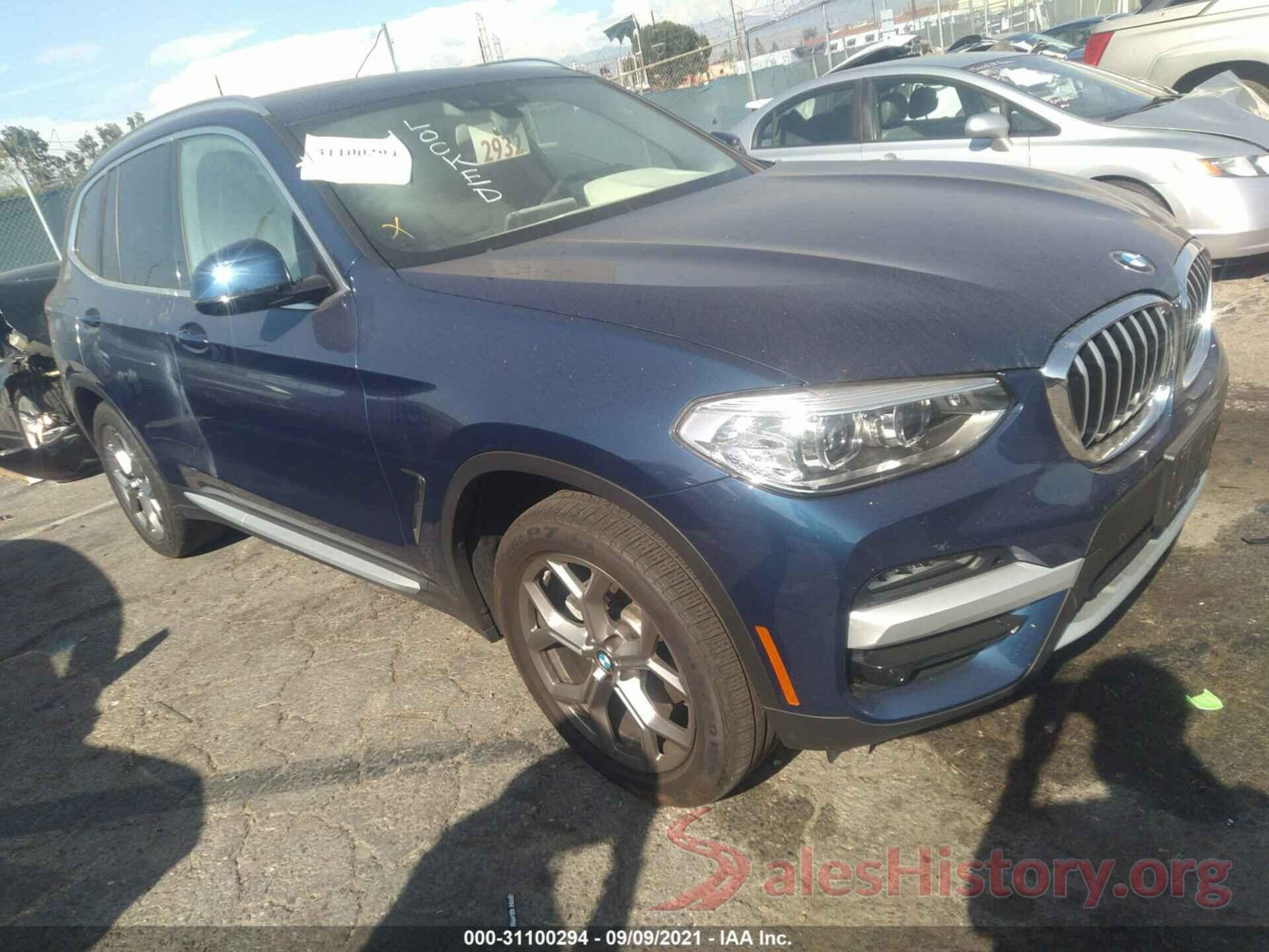 5UXTY3C08L9C41860 2020 BMW X3