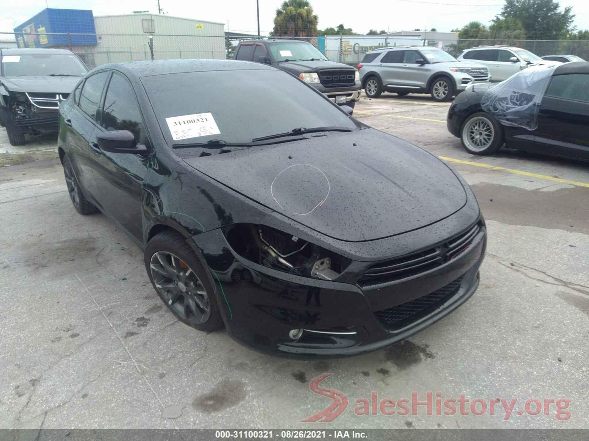 1C3CDFBB1GD530309 2016 DODGE DART