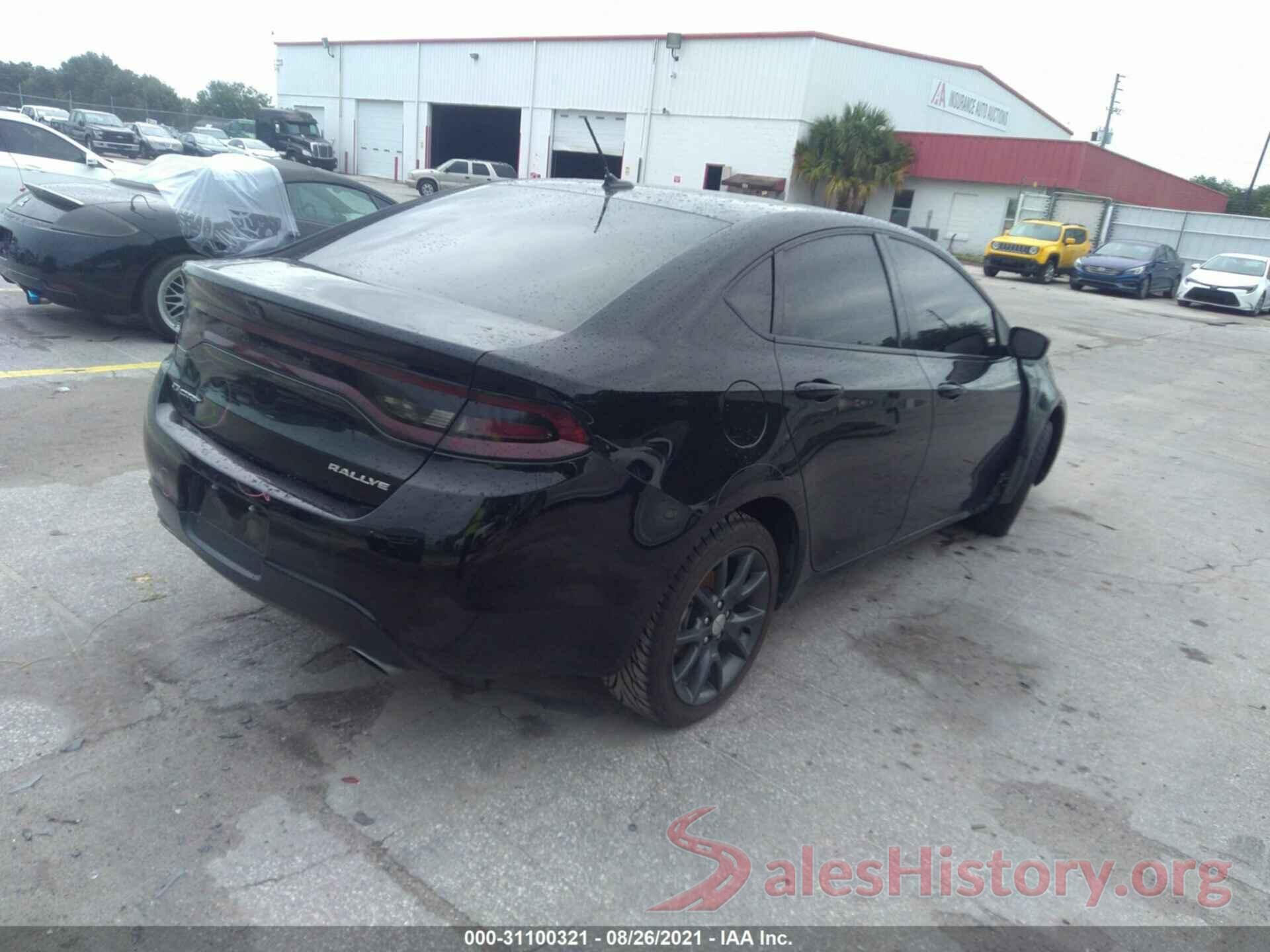 1C3CDFBB1GD530309 2016 DODGE DART