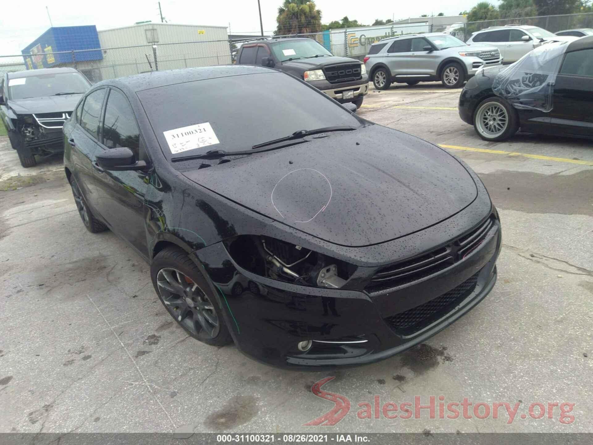 1C3CDFBB1GD530309 2016 DODGE DART