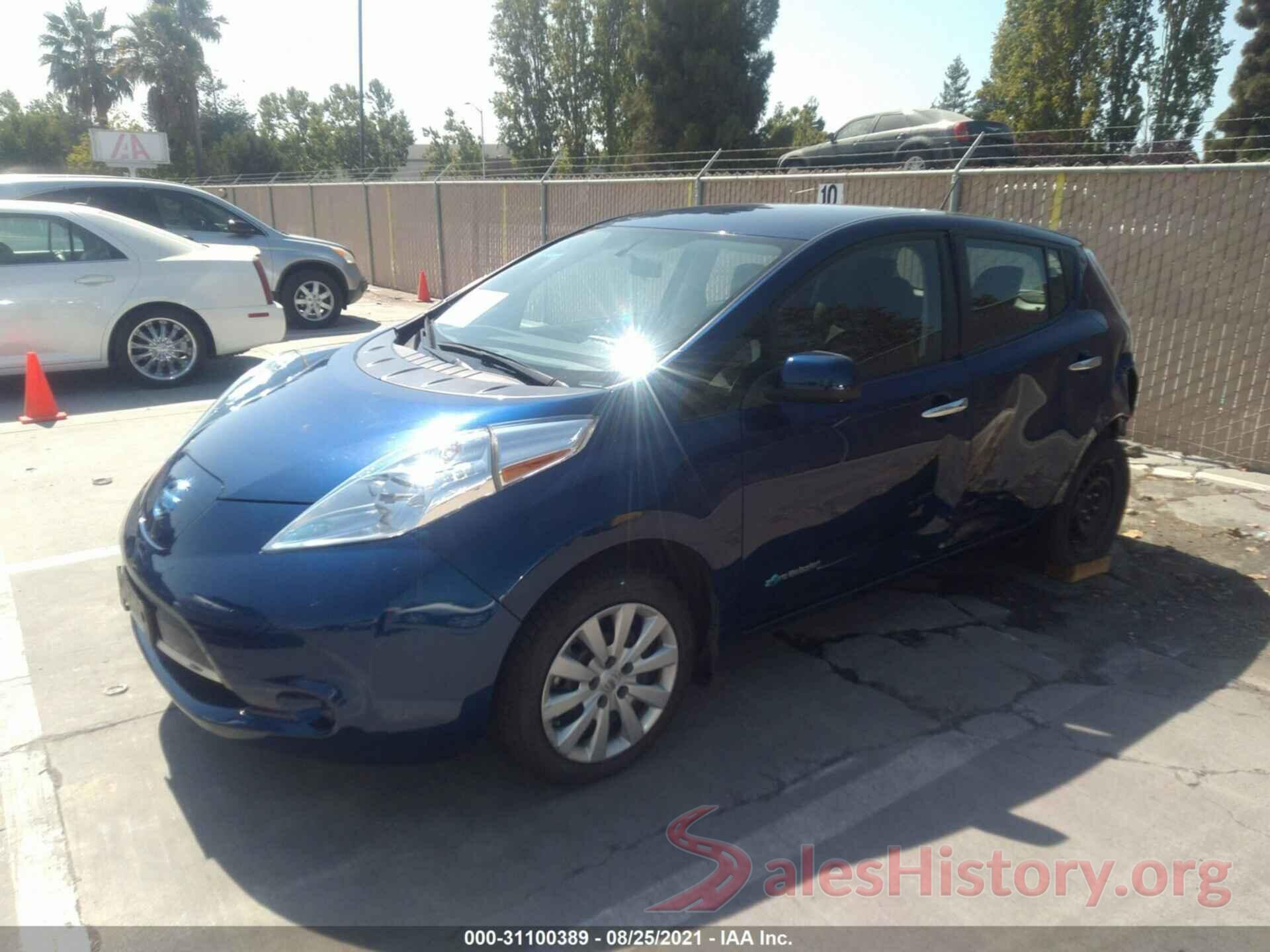 1N4BZ0CP9HC309554 2017 NISSAN LEAF