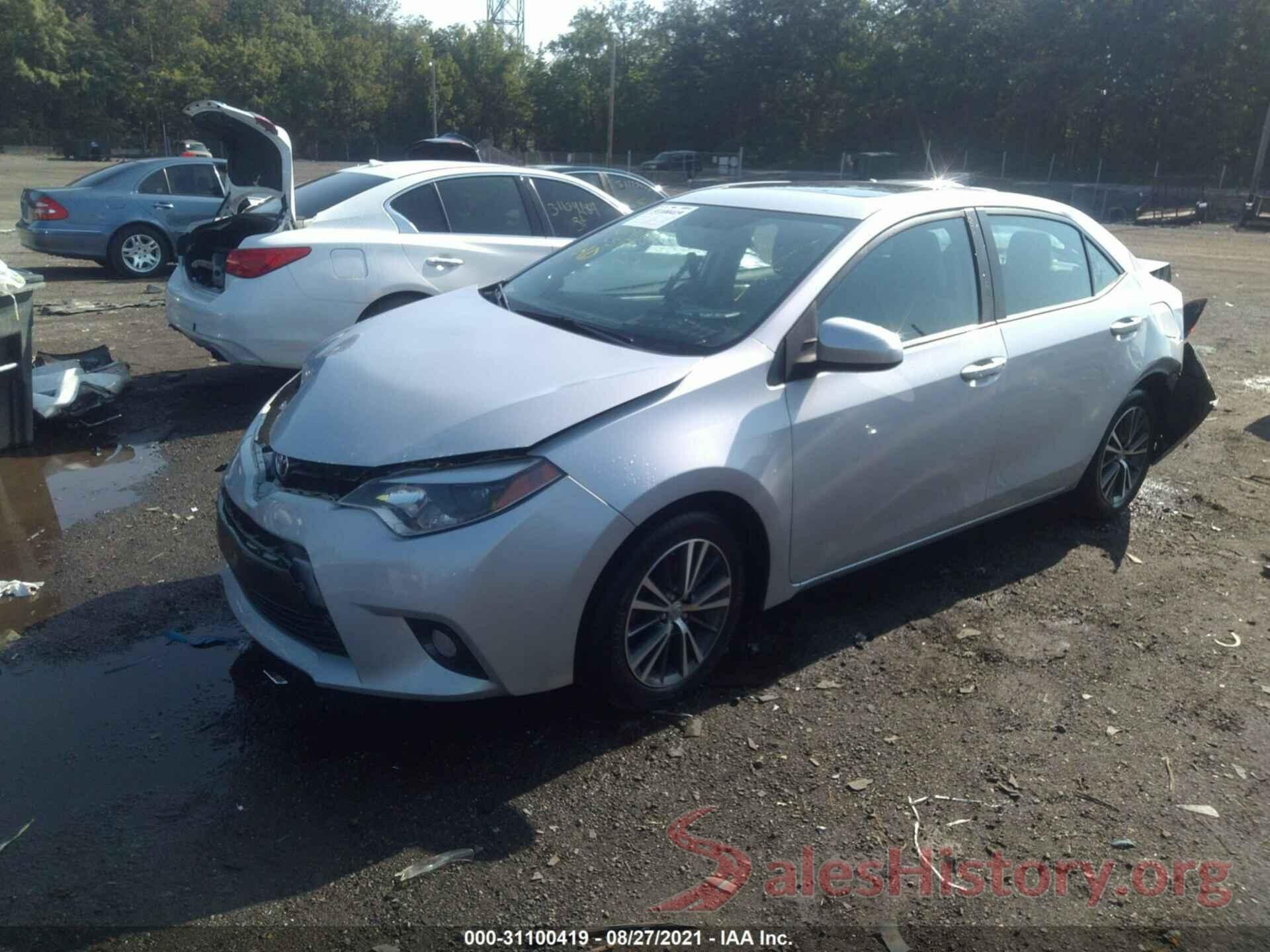 2T1BURHE2GC589568 2016 TOYOTA COROLLA