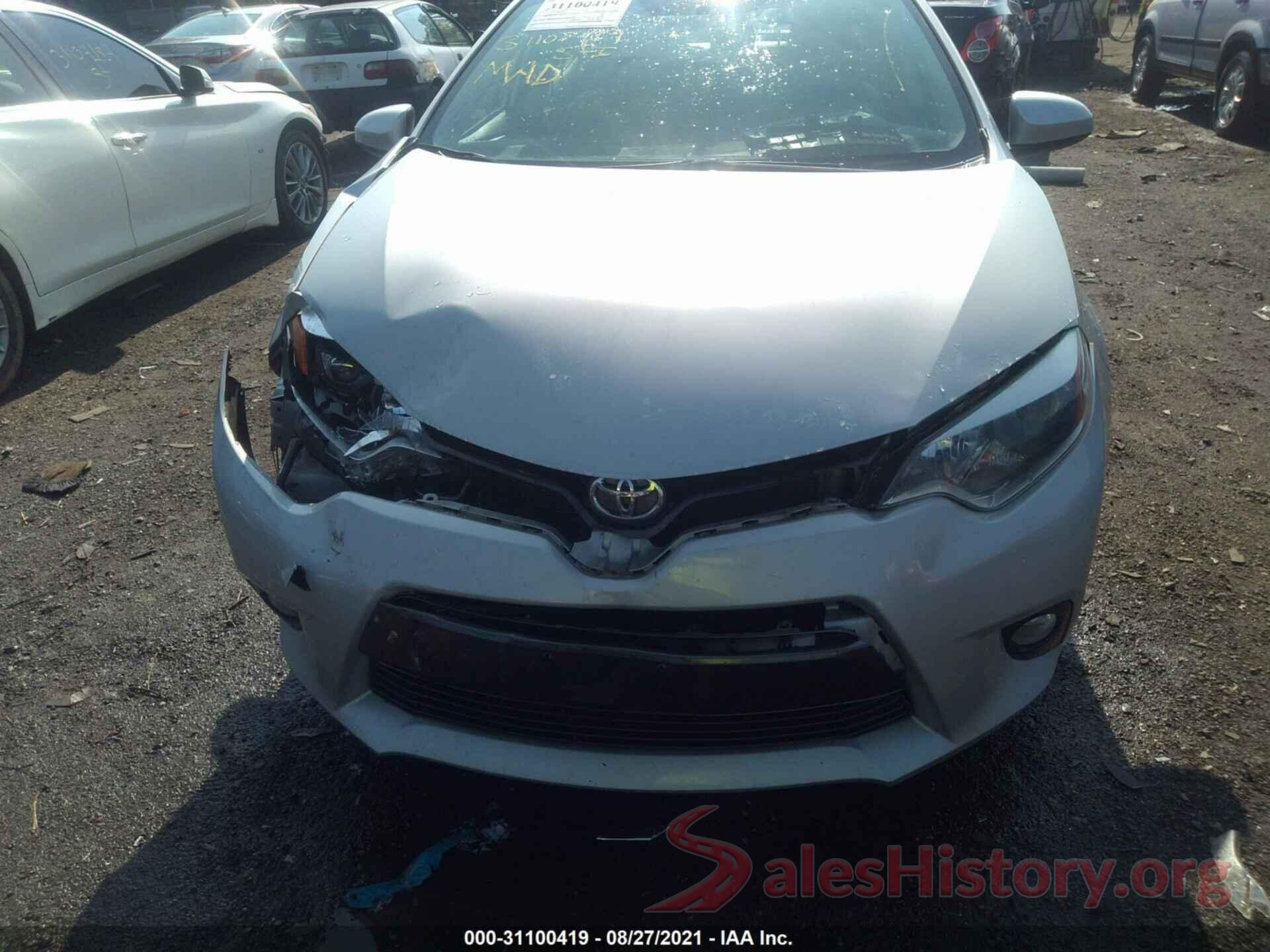 2T1BURHE2GC589568 2016 TOYOTA COROLLA