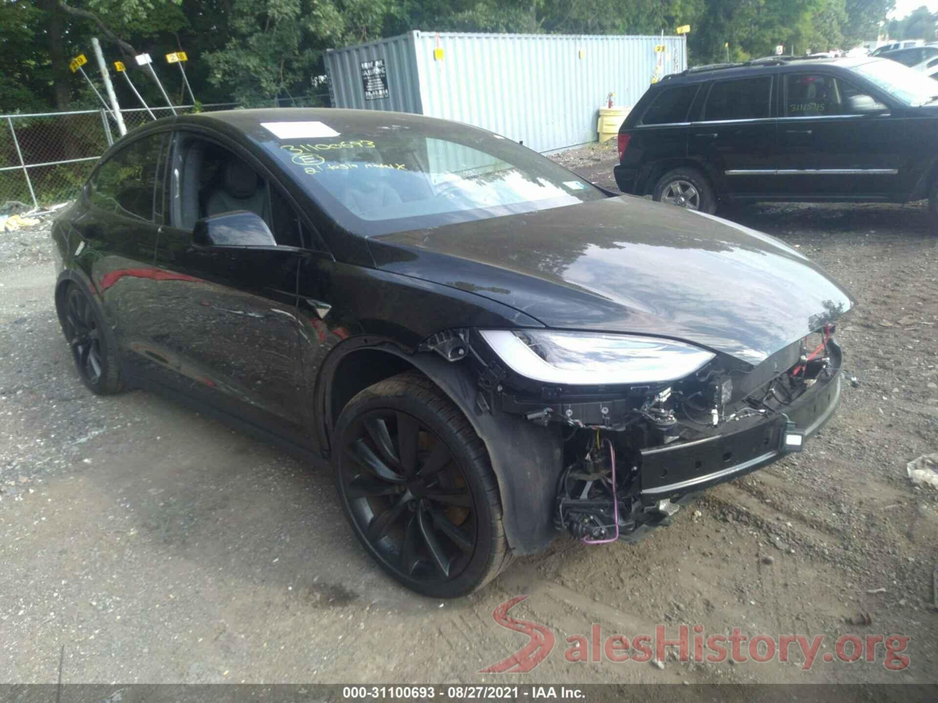 5YJXCAE26MF323434 2021 TESLA MODEL X