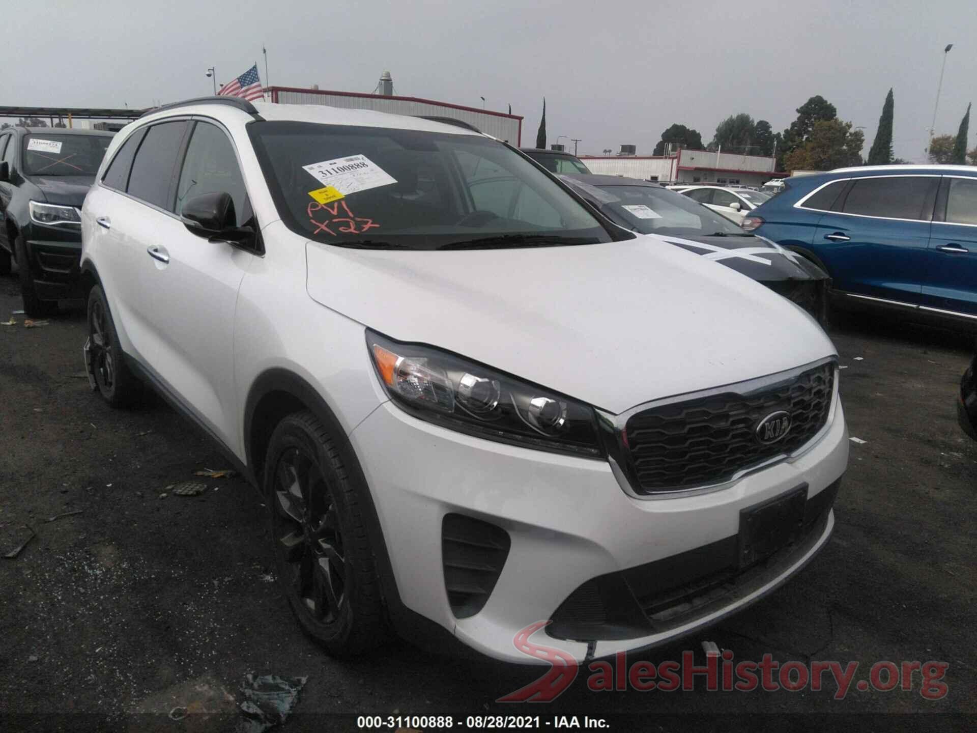 5XYPG4A57KG594420 2019 KIA SORENTO