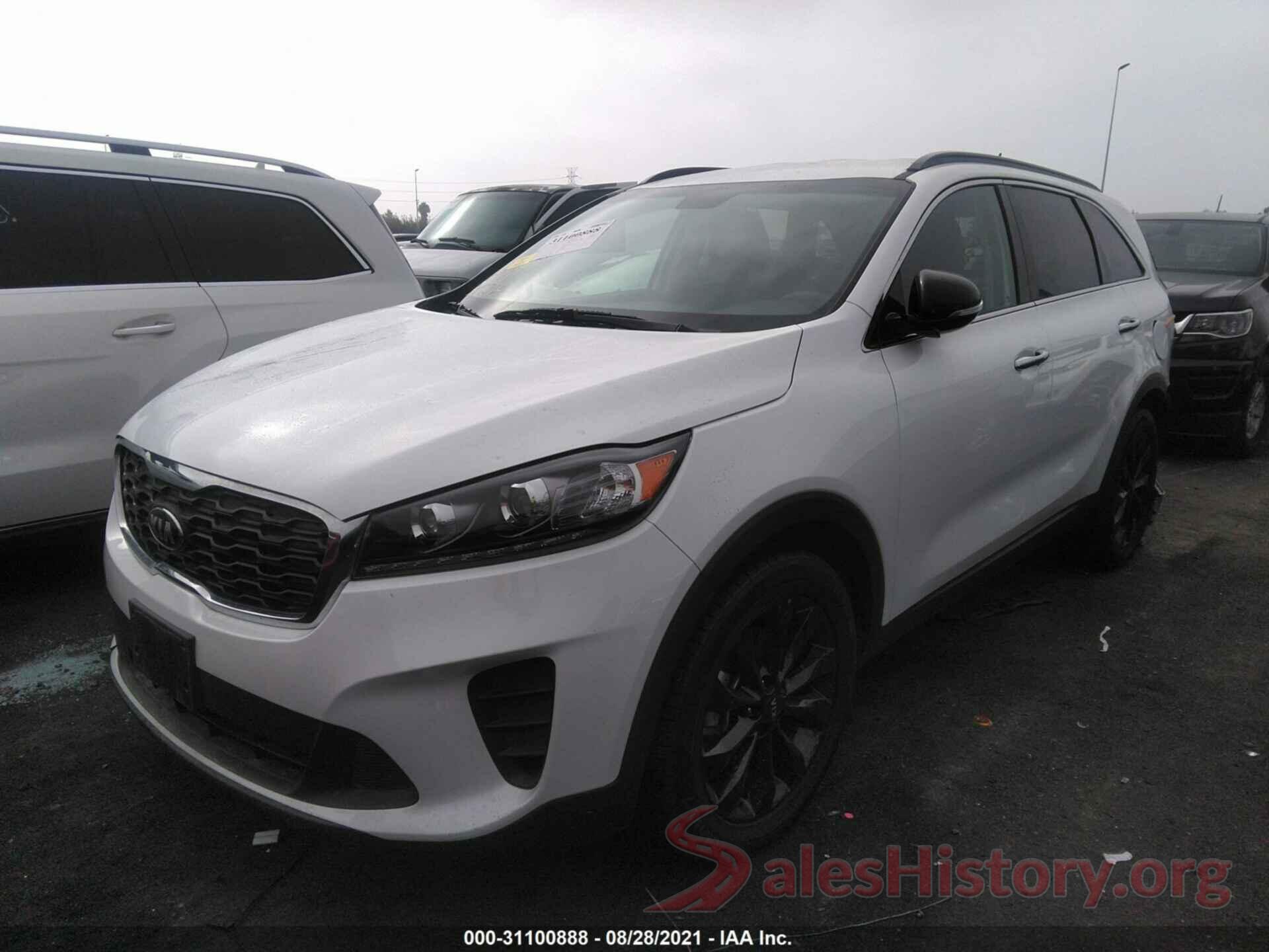 5XYPG4A57KG594420 2019 KIA SORENTO