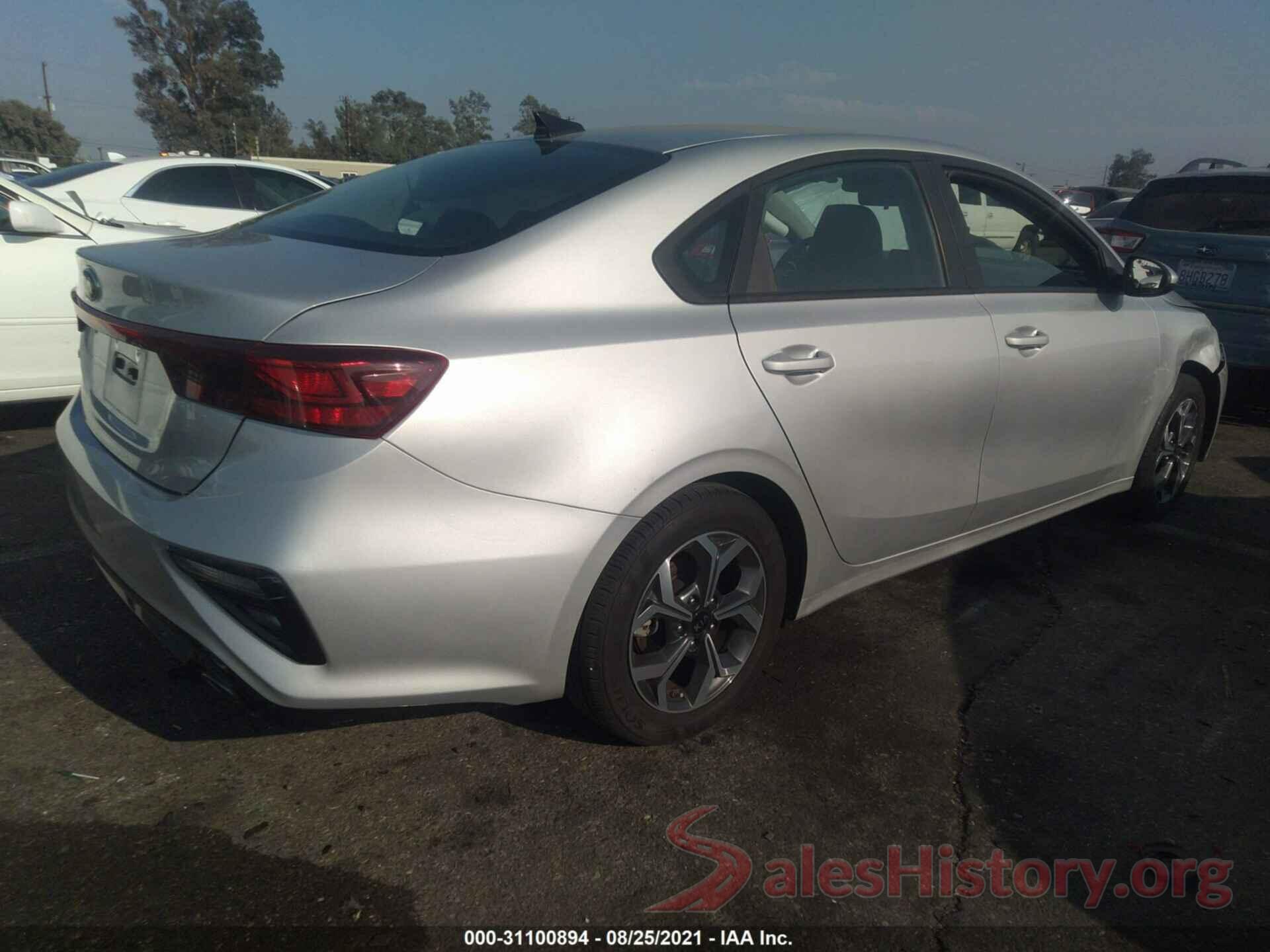 3KPF24AD3LE175481 2020 KIA FORTE