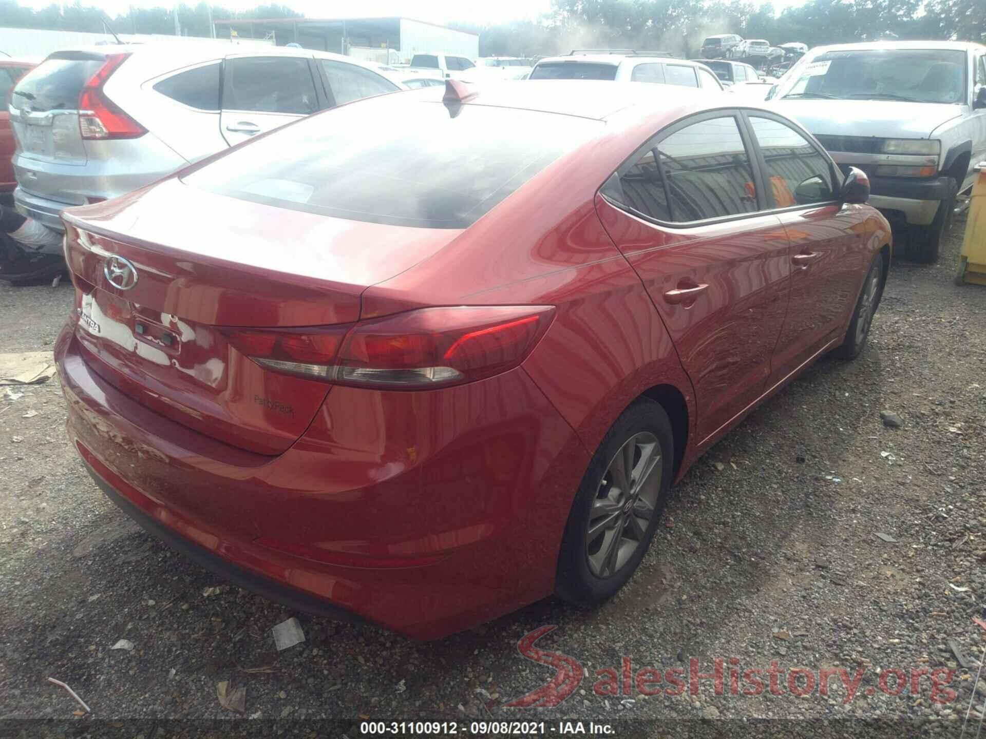 5NPD84LF5HH081111 2017 HYUNDAI ELANTRA