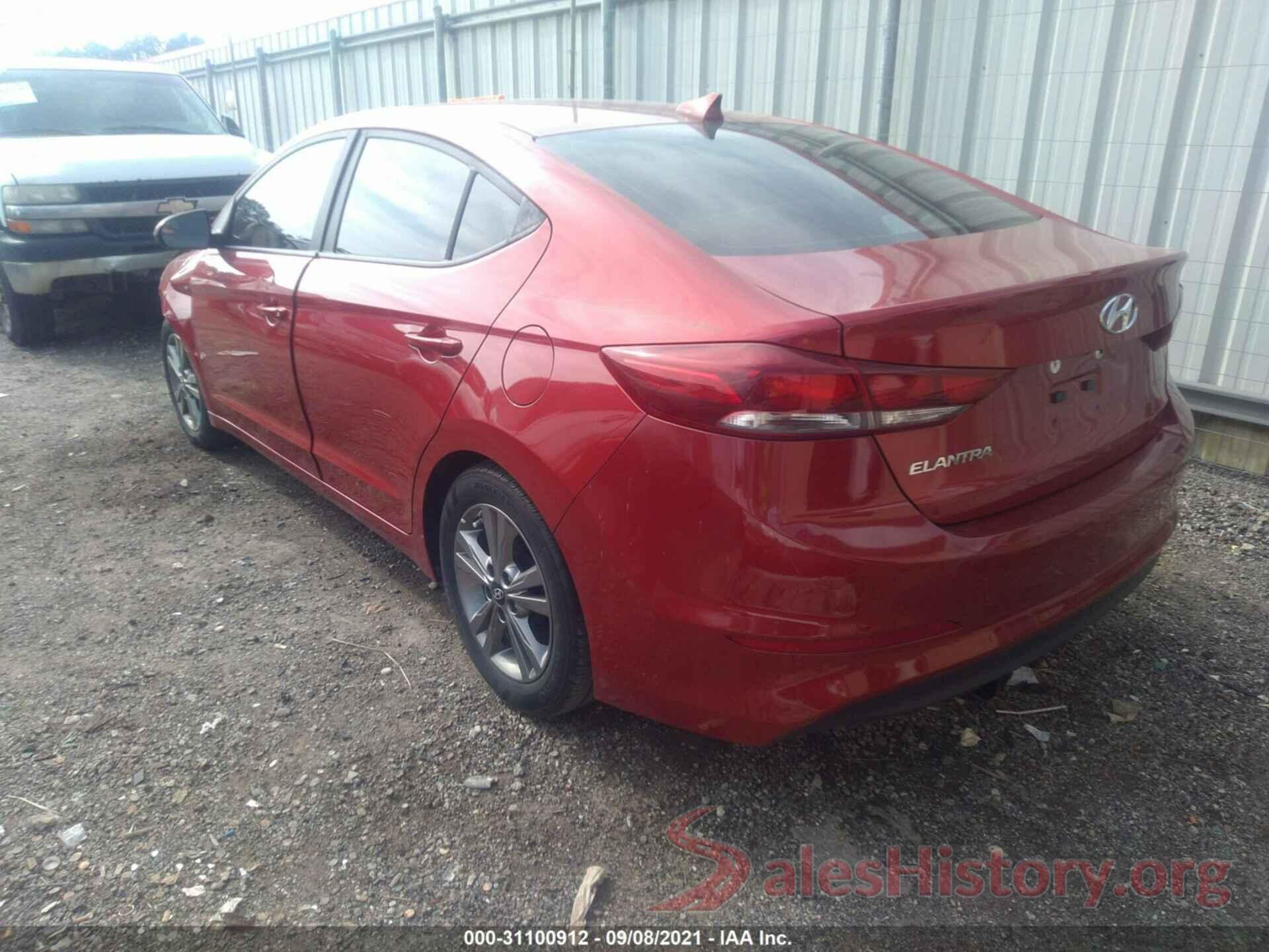 5NPD84LF5HH081111 2017 HYUNDAI ELANTRA