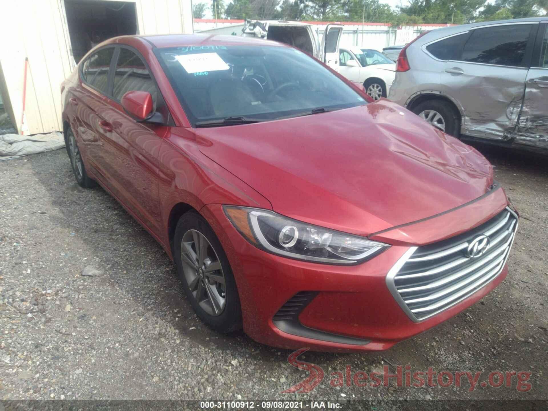 5NPD84LF5HH081111 2017 HYUNDAI ELANTRA