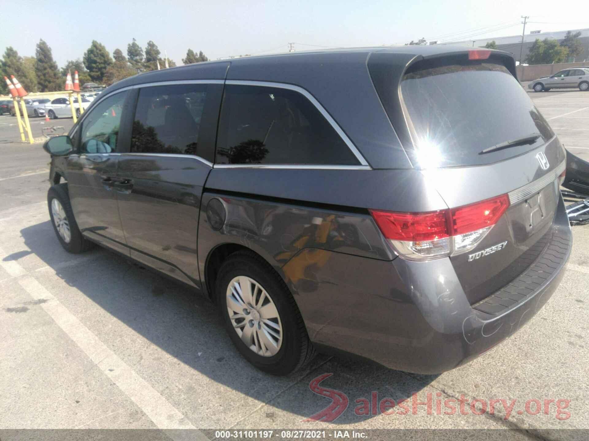 5FNRL5H26GB065108 2016 HONDA ODYSSEY