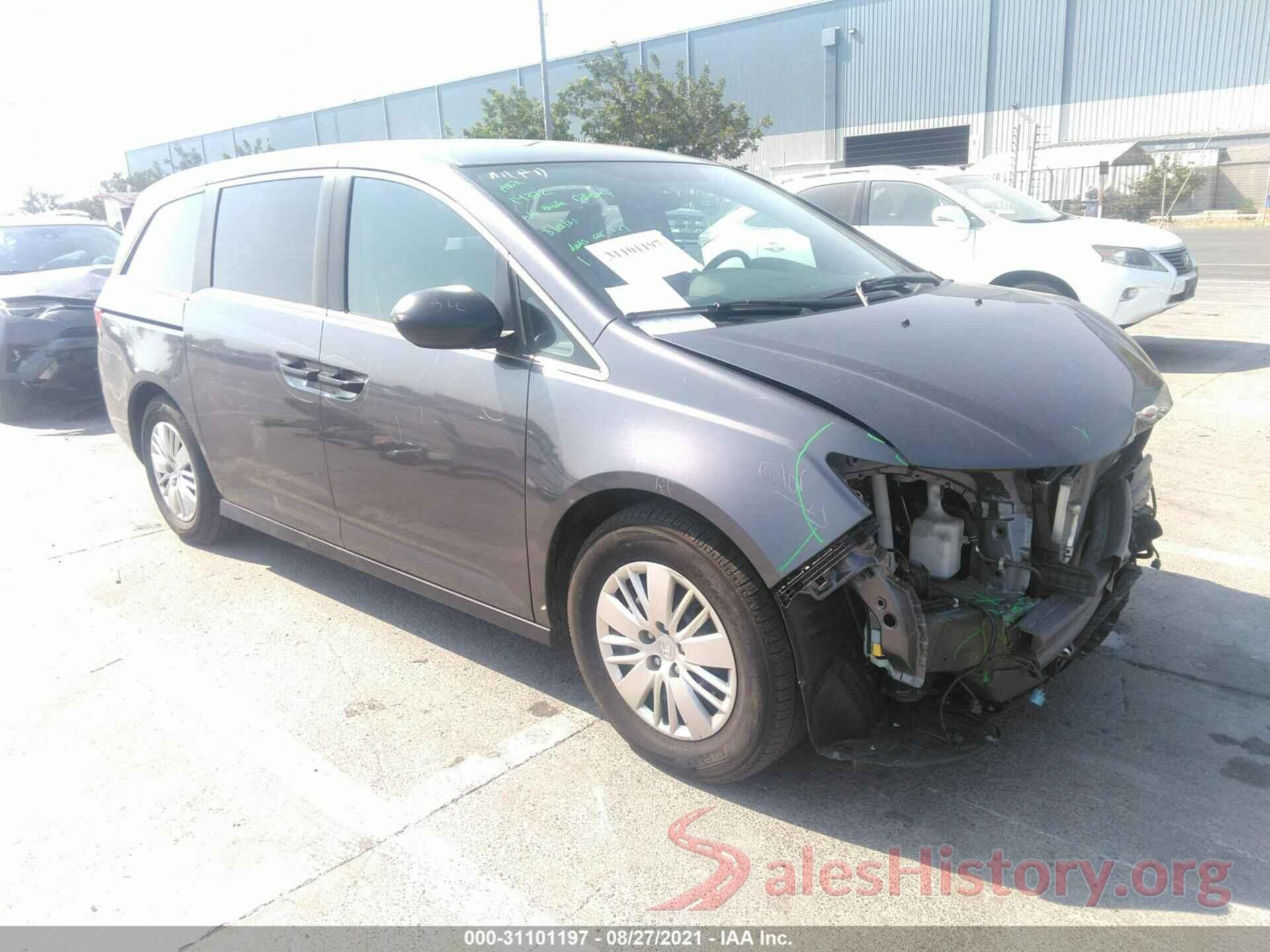 5FNRL5H26GB065108 2016 HONDA ODYSSEY