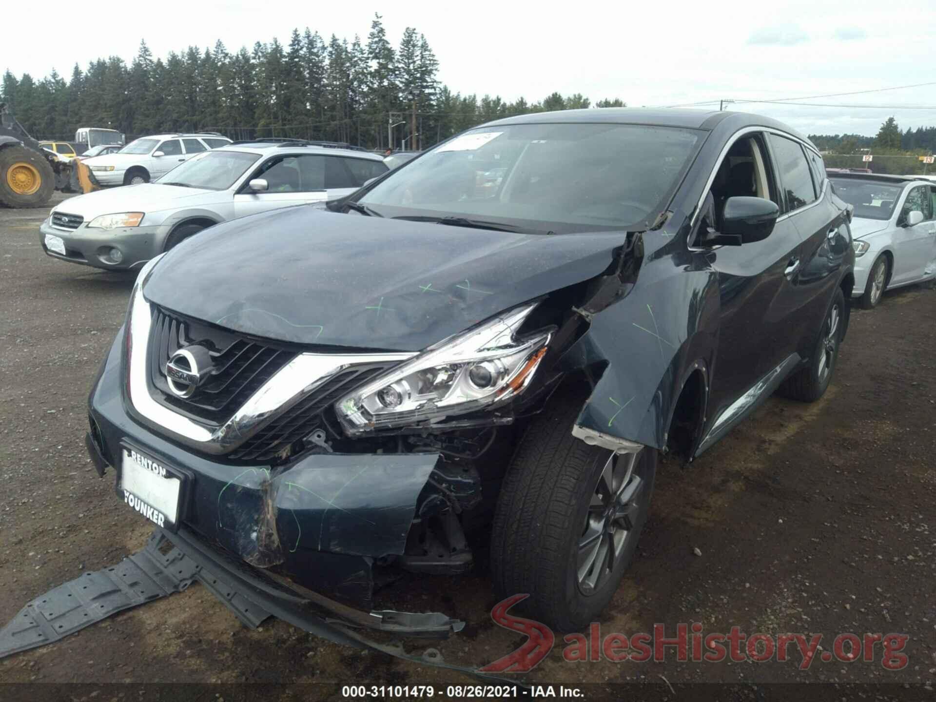 5N1AZ2MH5HN171603 2017 NISSAN MURANO